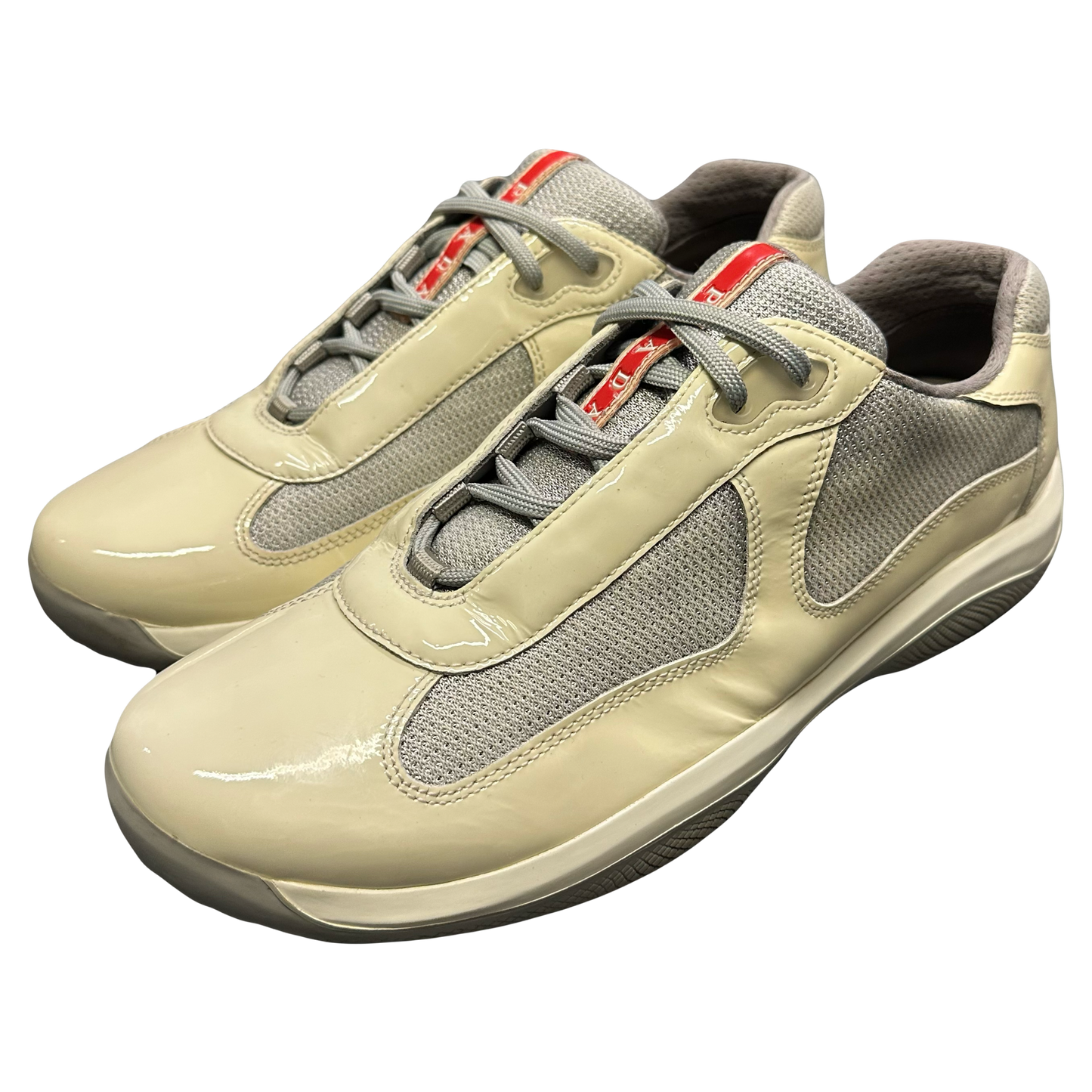 Prada America’s Cup Sneakers In Cream ( 8UK / 9US ) - 1036 Emporium
