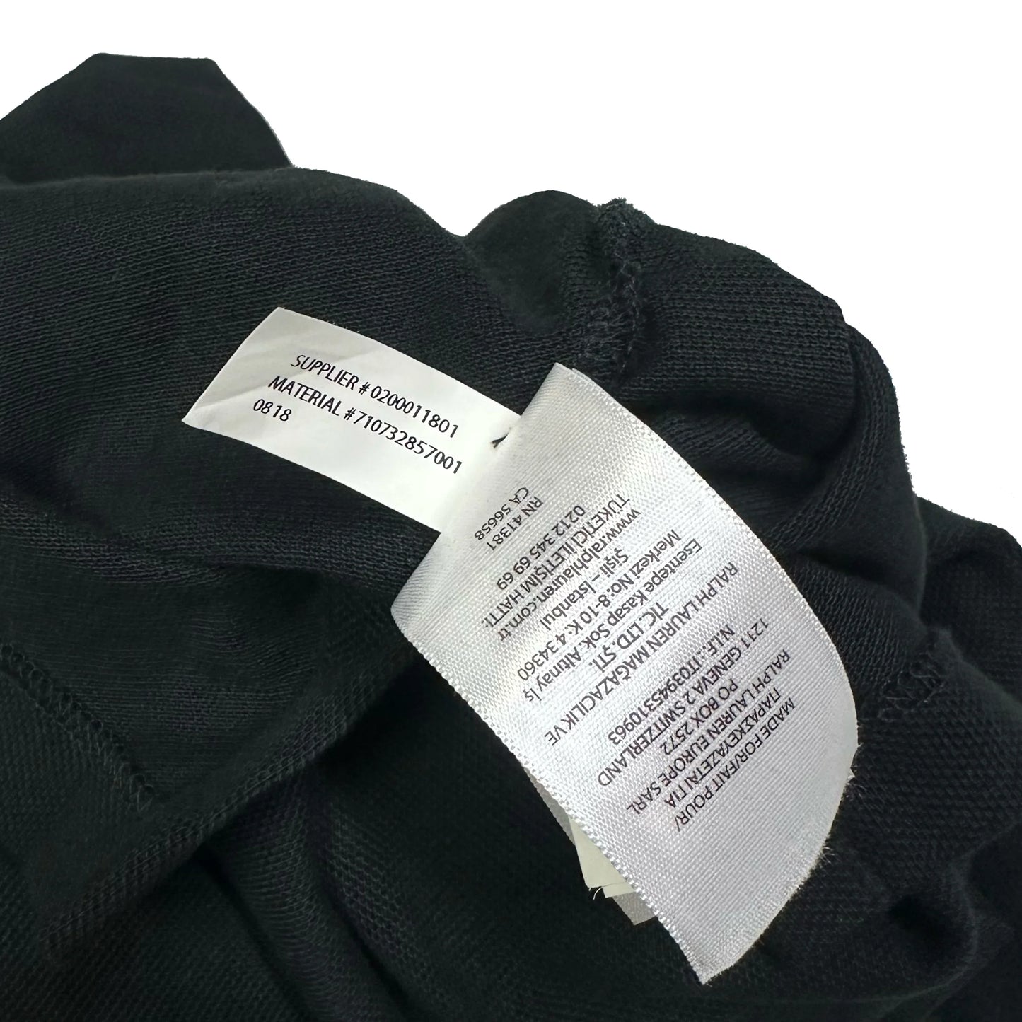 Ralph Lauren Las Vegas Longsleeve Polo In Black ( XXL ) - 1036 Emporium