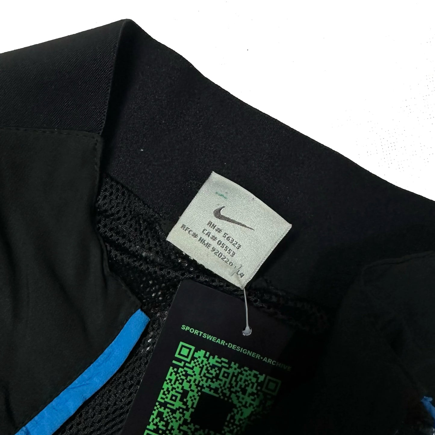 Nike Total 90 Inter Milan 2005/06 Tracksuit Top In Black & Blue ( S ) - 1036 Emporium