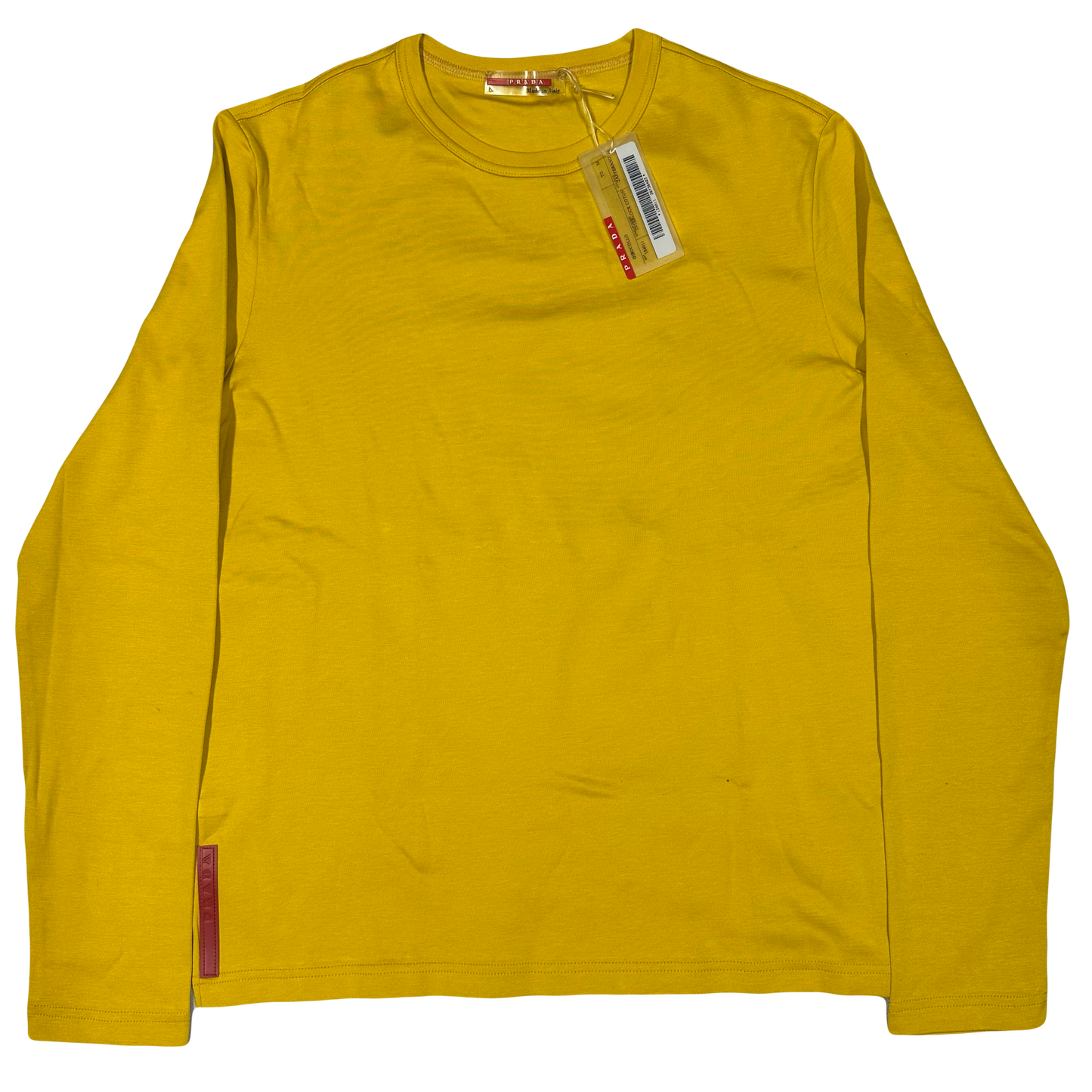 Prada Women’s Long Sleeve Shirt In Yellow ( M ) - 1036 Emporium