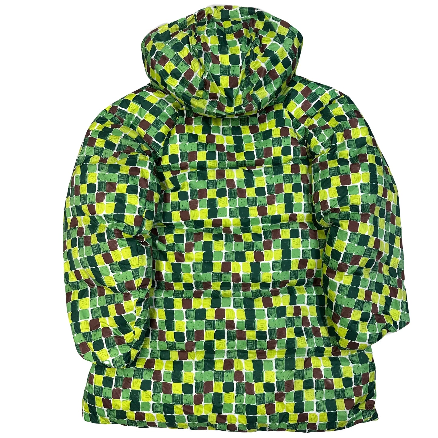 Uniqlo X Marni Check Puffer Jacket In Green ( S ) - 1036 Emporium