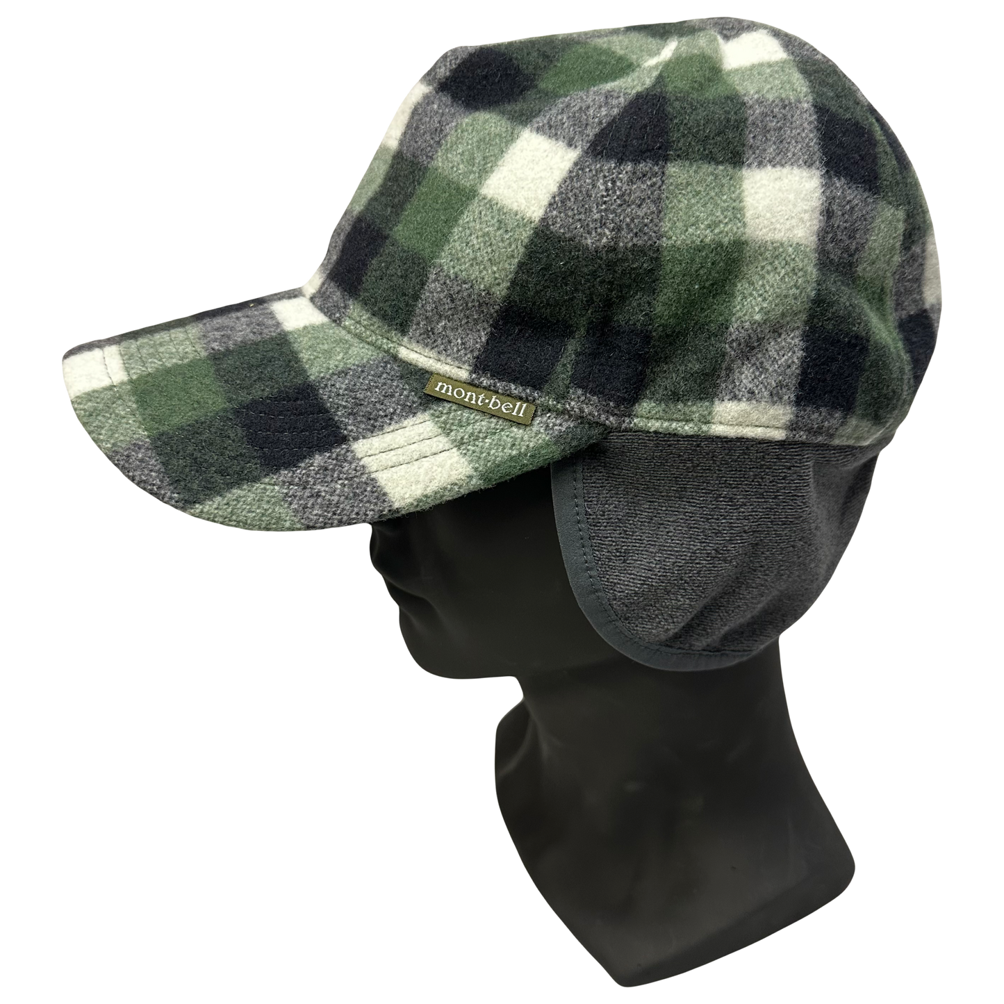 Montbell Wool Check Cap In Green ( M/L ) - 1036 Emporium