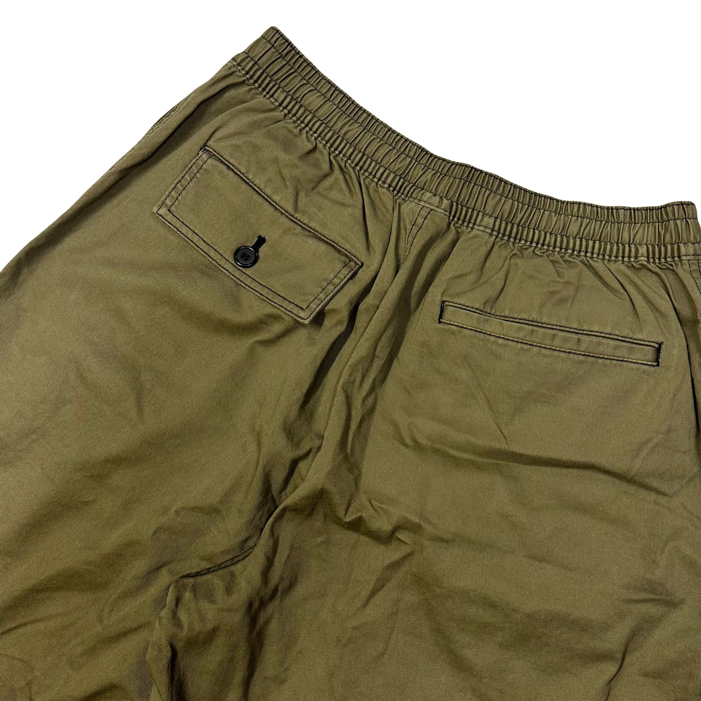 Uniqlo X Marni Wide Fit Shorts In Olive ( L ) - 1036 Emporium