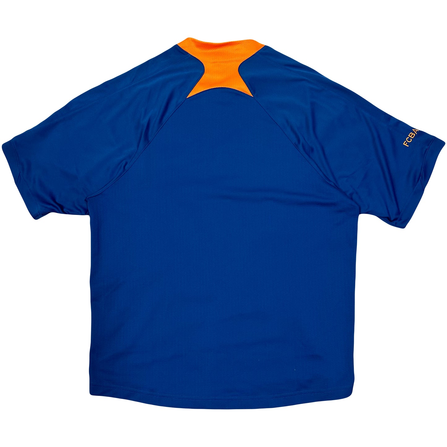 Nike Barcelona 2006/07 Training Shirt In Blue & Orange ( M )