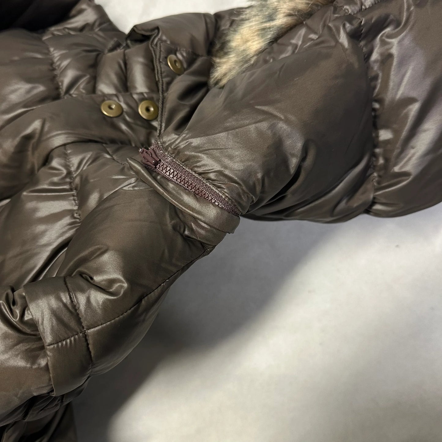 Takeo Kikuchi Puffer Jacket & Gilet With Fur Hood ( L )