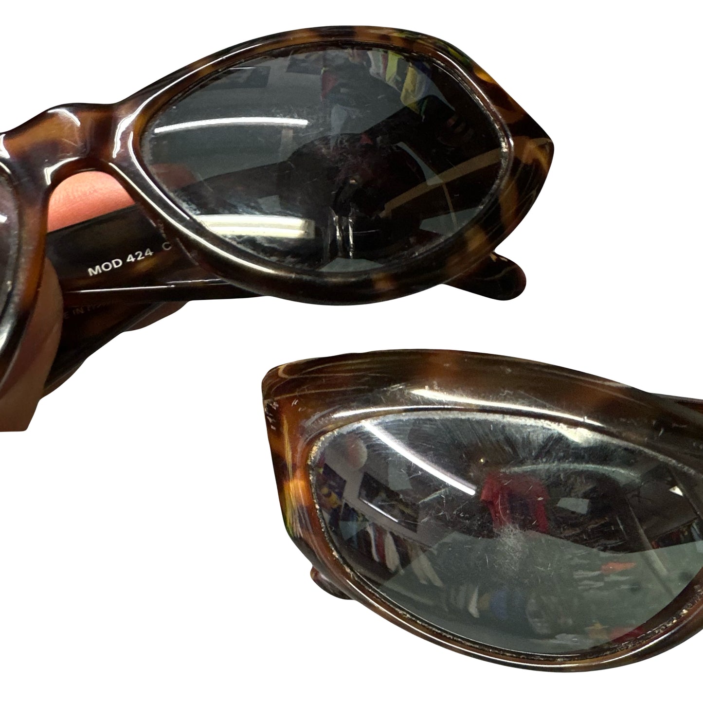 Versace 90s Medusa Head Sunglasses In Tortoise - 1036 Emporium