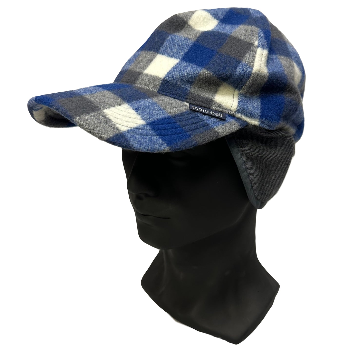Montbell Wool Check Cap In Blue ( M/L ) - 1036 Emporium