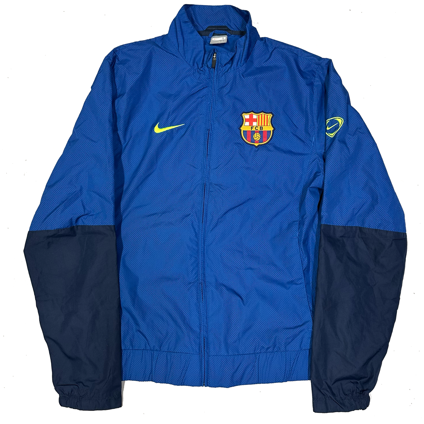 Nike Barcelona 2009/10 Tracksuit In Blue & Navy ( L ) - 1036 Emporium