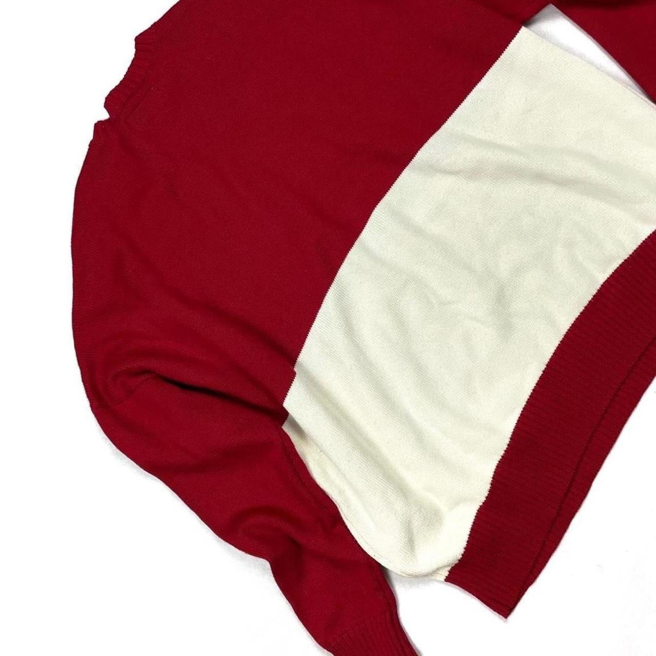 Avirex Spellout Knitted Sweatshirt In Red ( L ) - 1036 Emporium