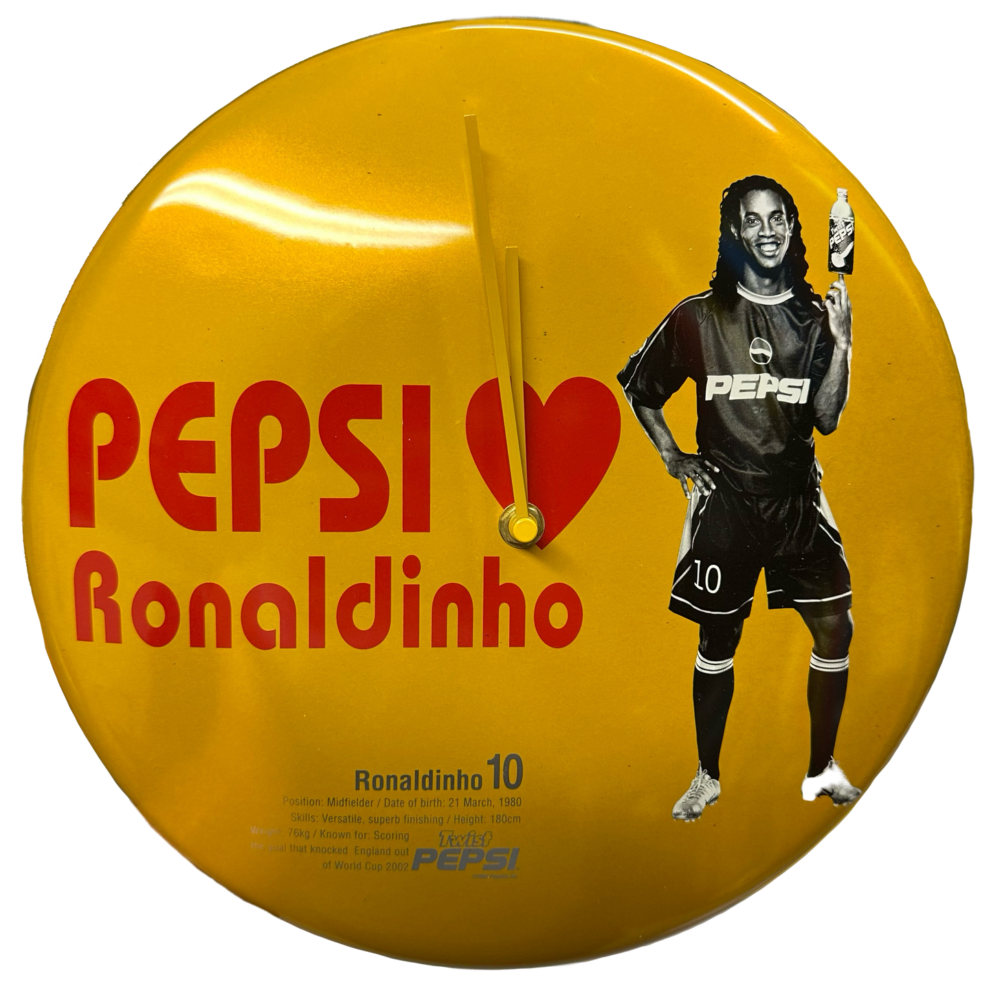 Pepsi 2004 ‘Get & Win’ Ronaldinho Clock