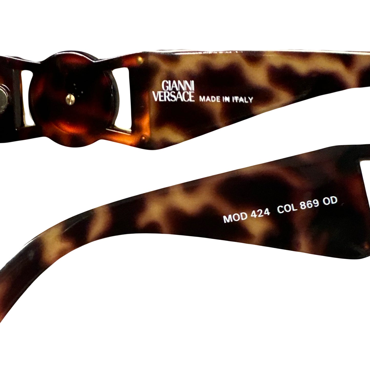 Versace 90s Medusa Head Sunglasses In Tortoise - 1036 Emporium
