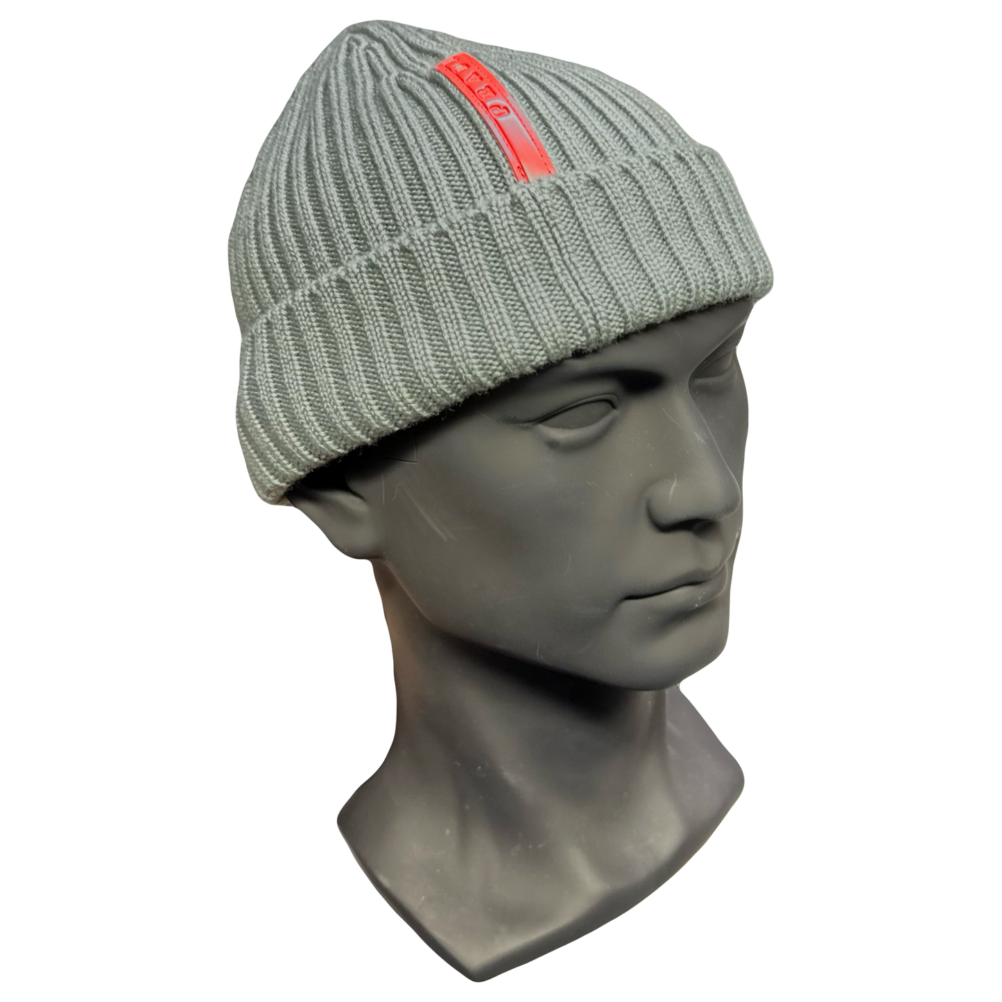 Prada Beanie In Grey ( OS ) - 1036 Emporium