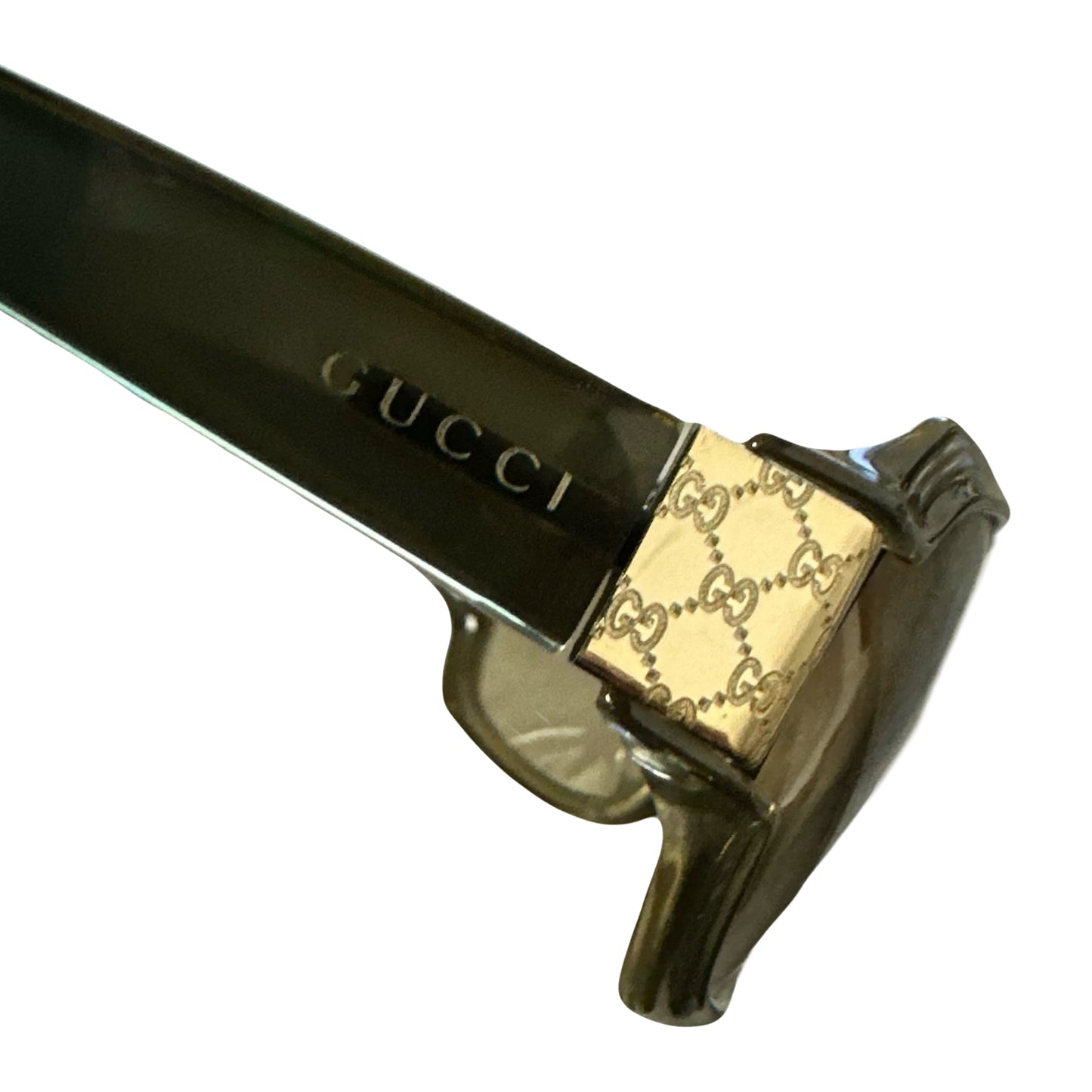 Gucci Monogram Sunglasses In Olive Green - 1036 Emporium