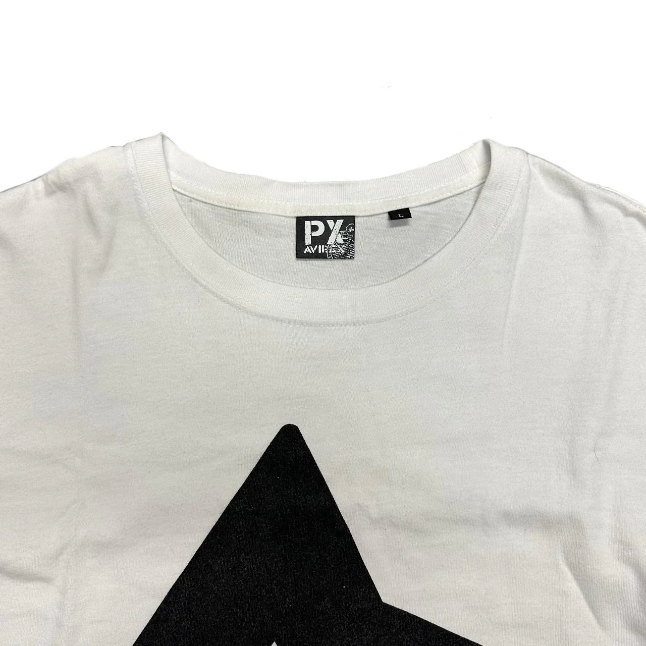 Avirex Spellout T-Shirt In White ( L ) - 1036 Emporium