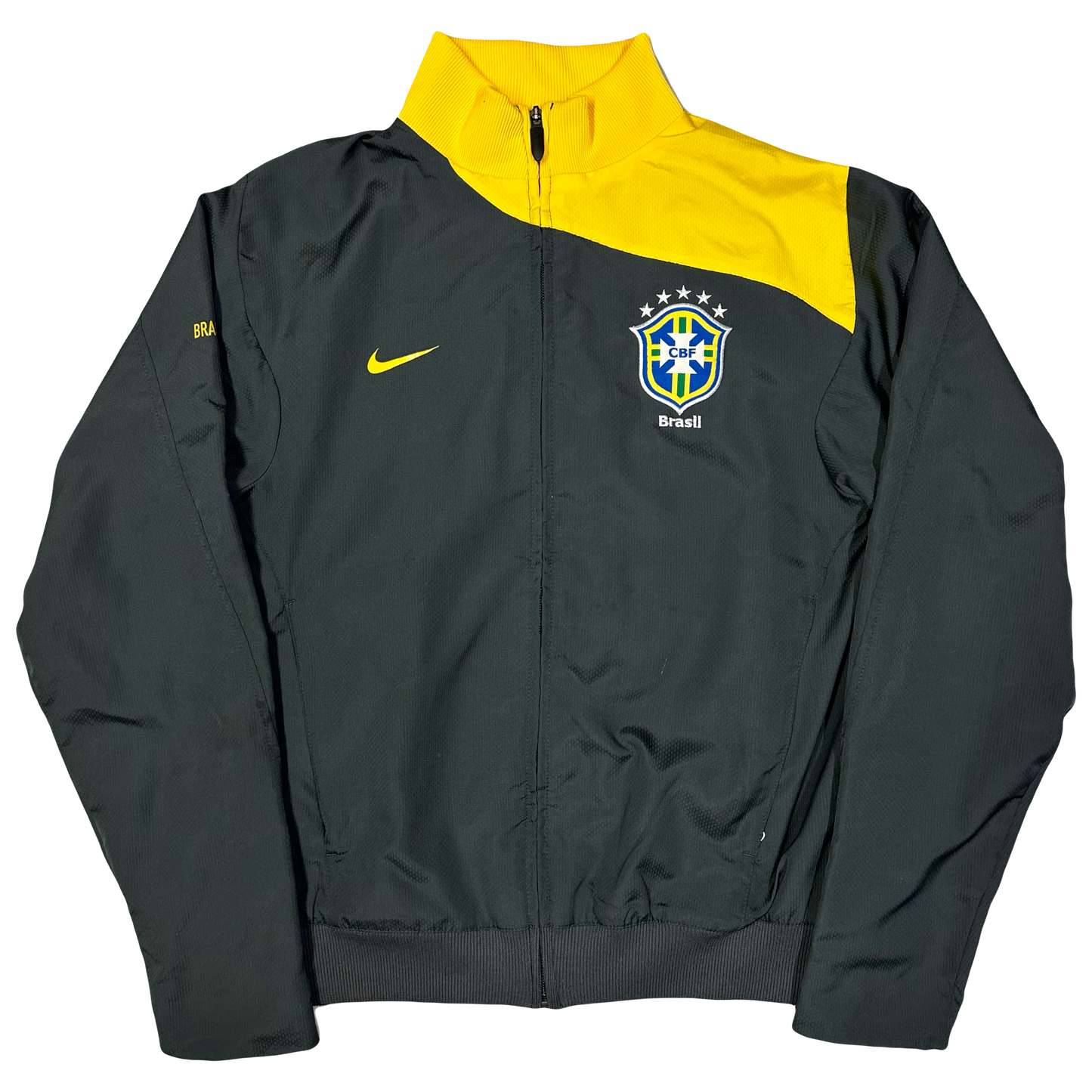 Nike Brazil 2008/10 Tracksuit Jacket In Black ( S )