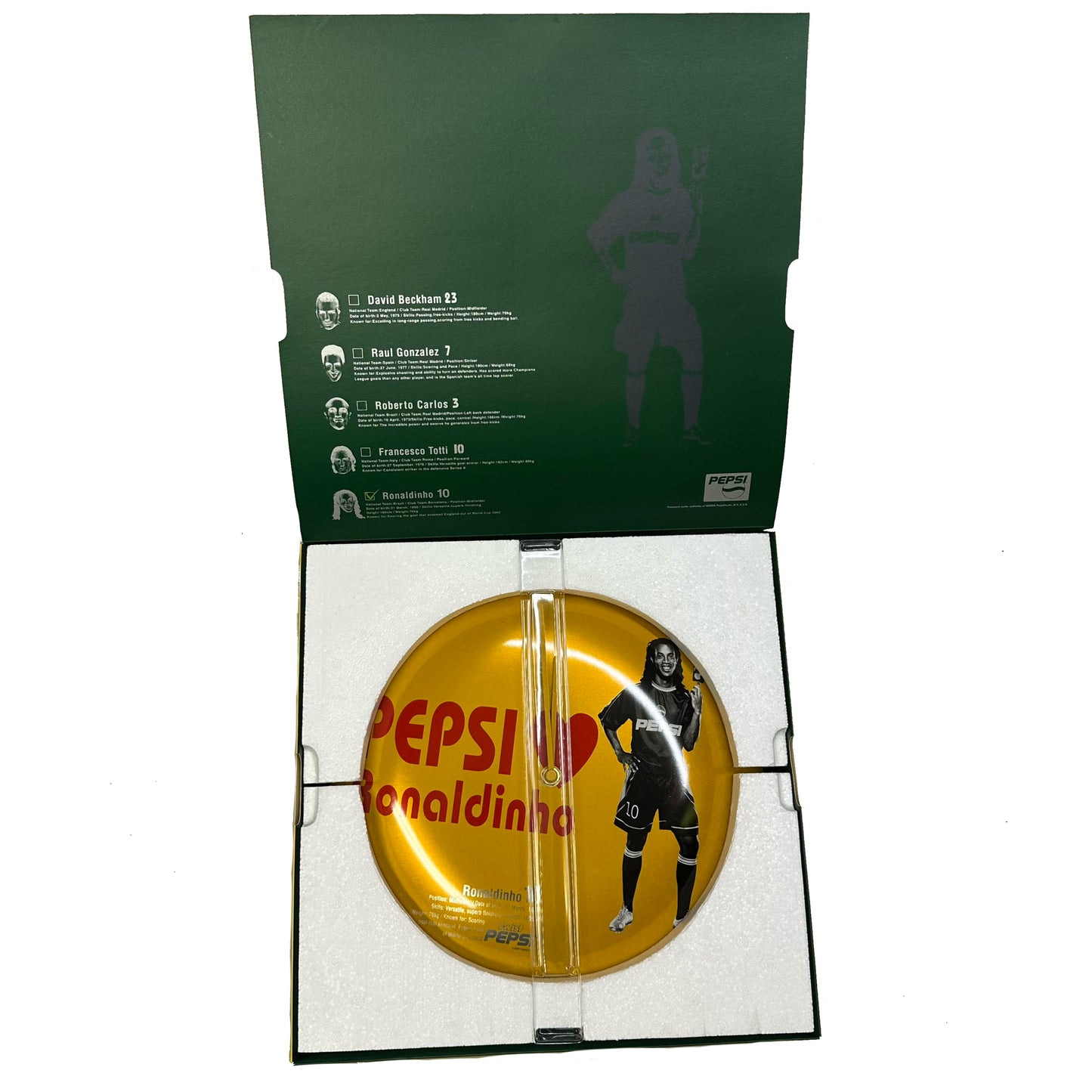 Pepsi 2004 ‘Get & Win’ Ronaldinho Clock