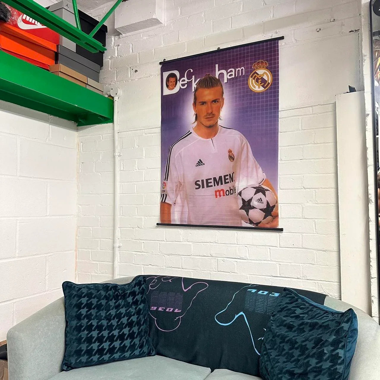 David Beckham Real Madrid Hanging Poster - 1036 Emporium
