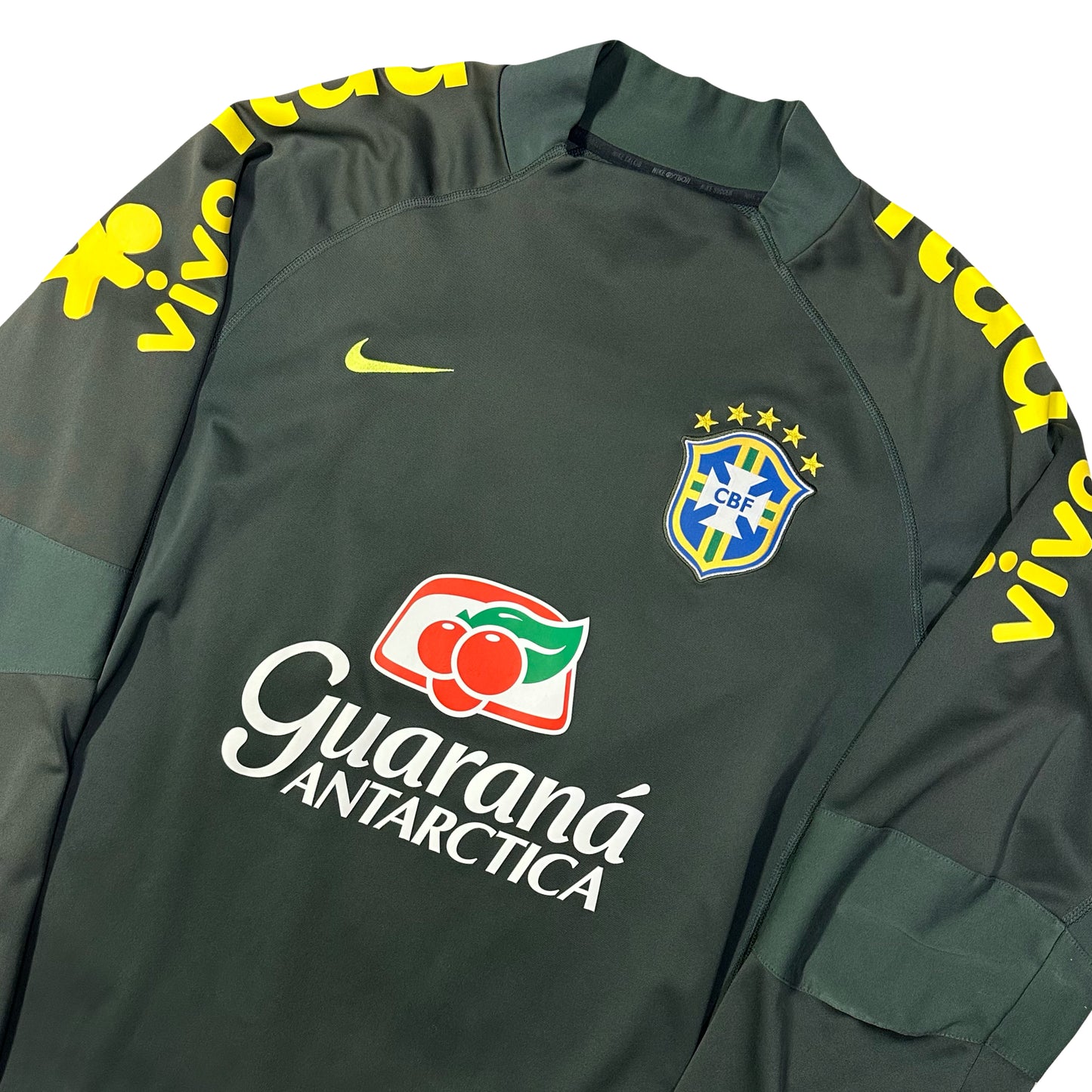 Nike Brazil 2014/15 Training Sweatshirt In Green ( XL ) - 1036 Emporium