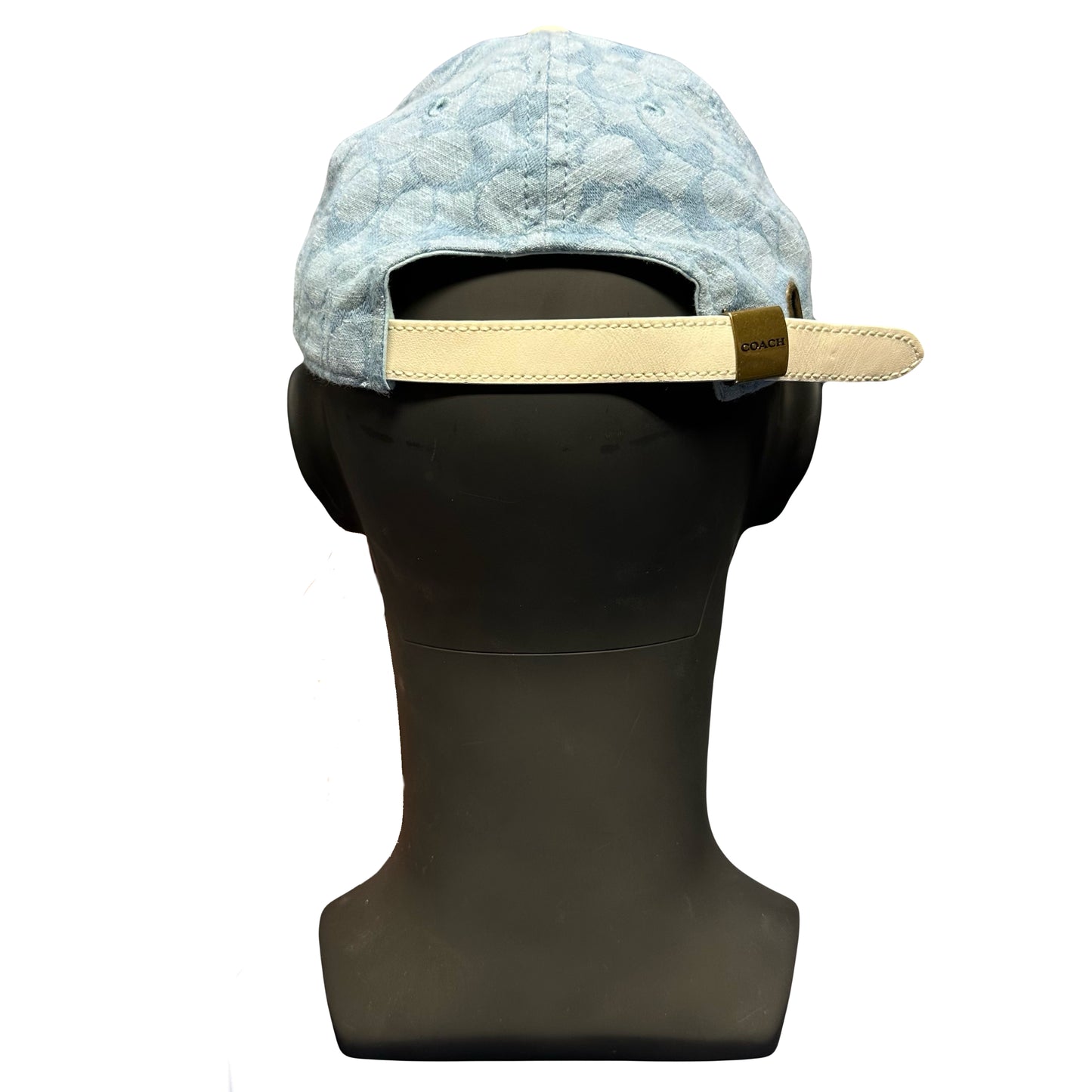 Coach Monogram Cap In Baby Blue ( O/S ) - 1036 Emporium
