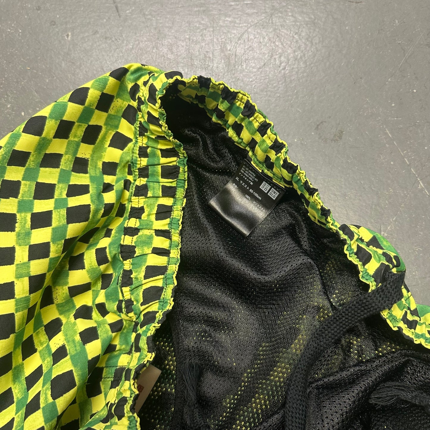 Uniqlo X Marni Check Shorts In Green ( XL )