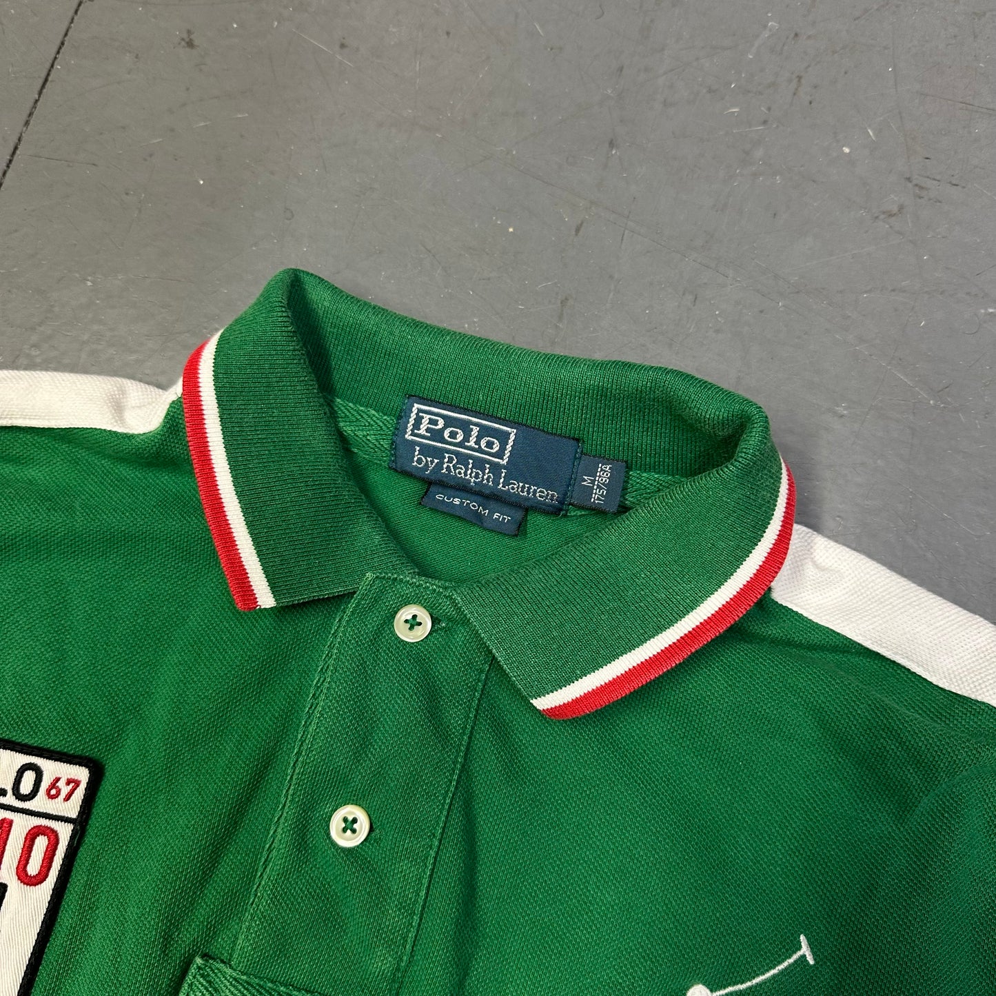 Ralph Lauren Italy Polo In Green ( M )