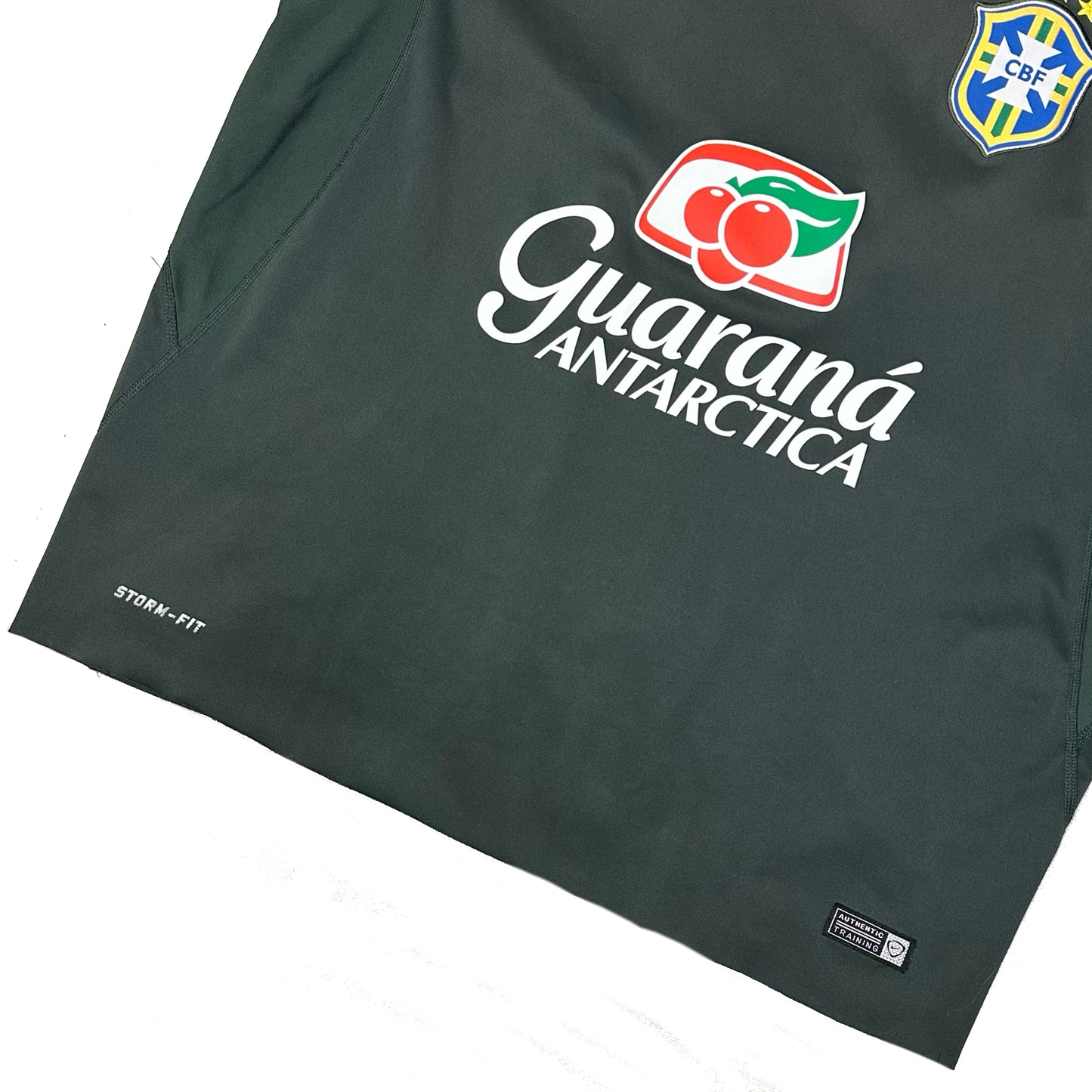 Nike Brazil 2014/15 Training Sweatshirt In Green ( XL ) - 1036 Emporium