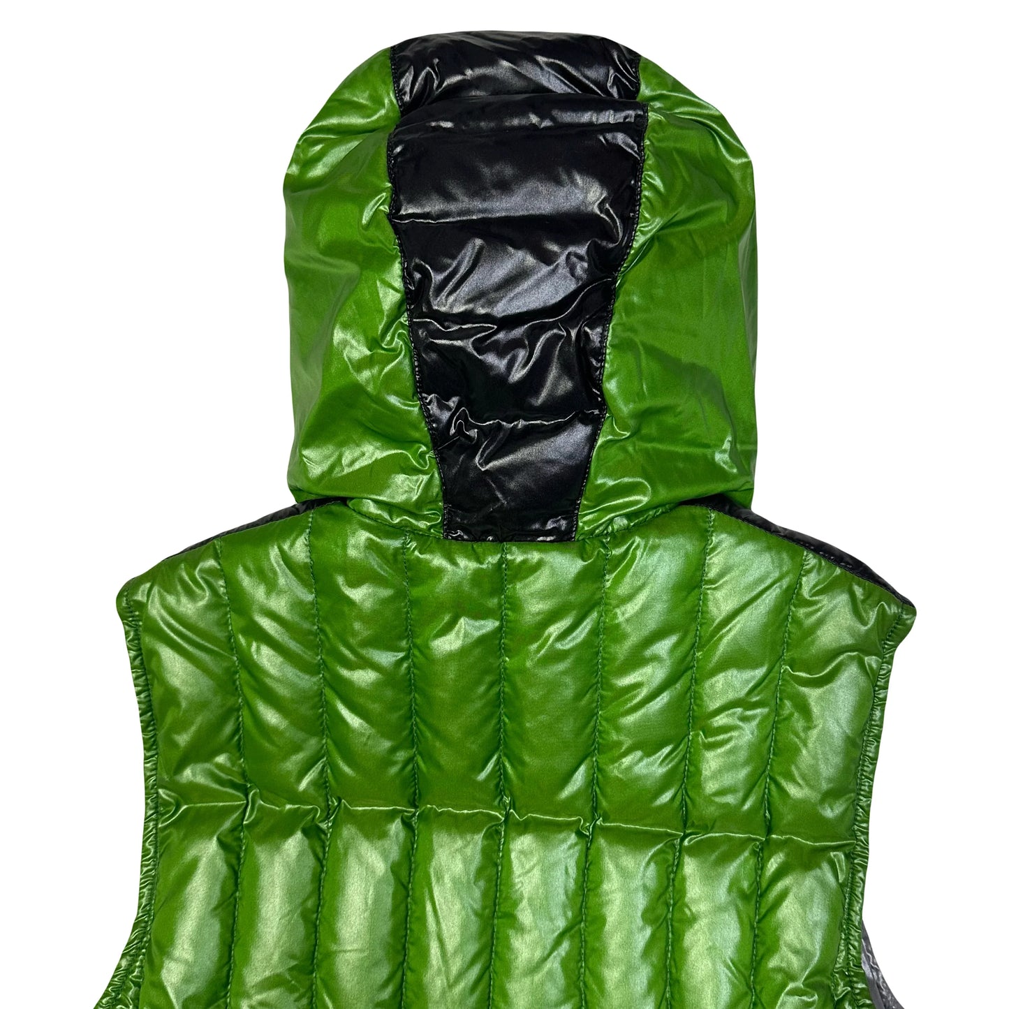 Duvetica Hooded Puffer Gilet In Green ( M )