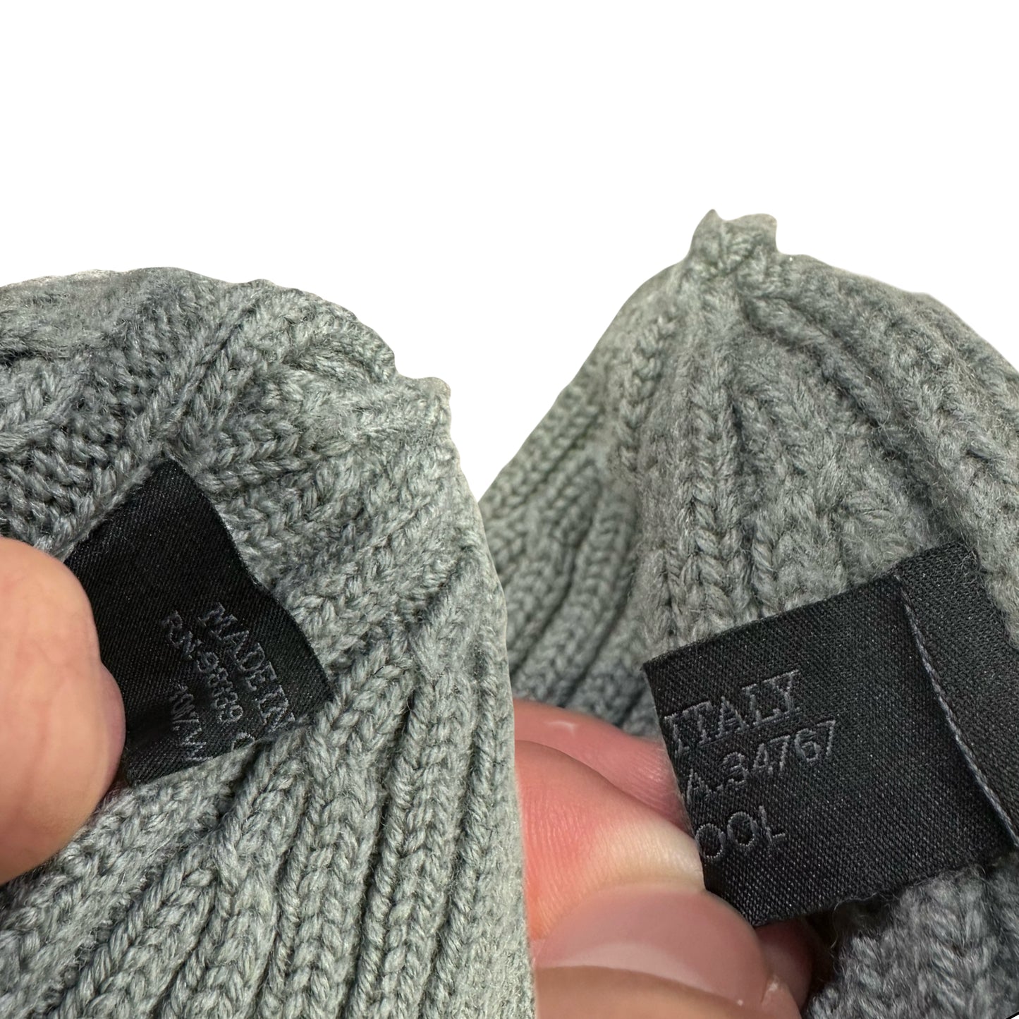 Prada Beanie In Grey ( OS ) - 1036 Emporium