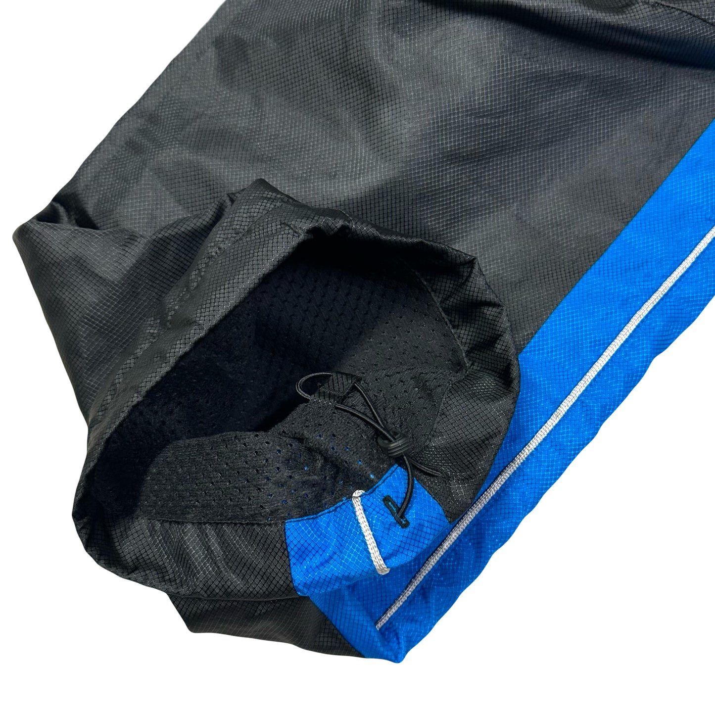 Nike 2000s Nylon Tracksuit In Black & Blue ( M ) - 1036 Emporium