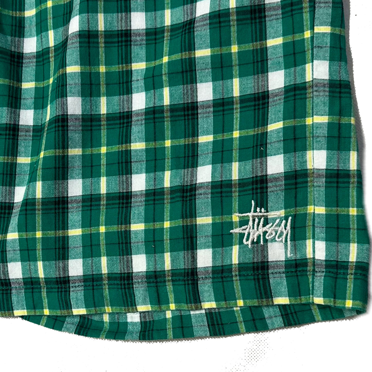 Stüssy Plaid Shorts In Green ( W29 )