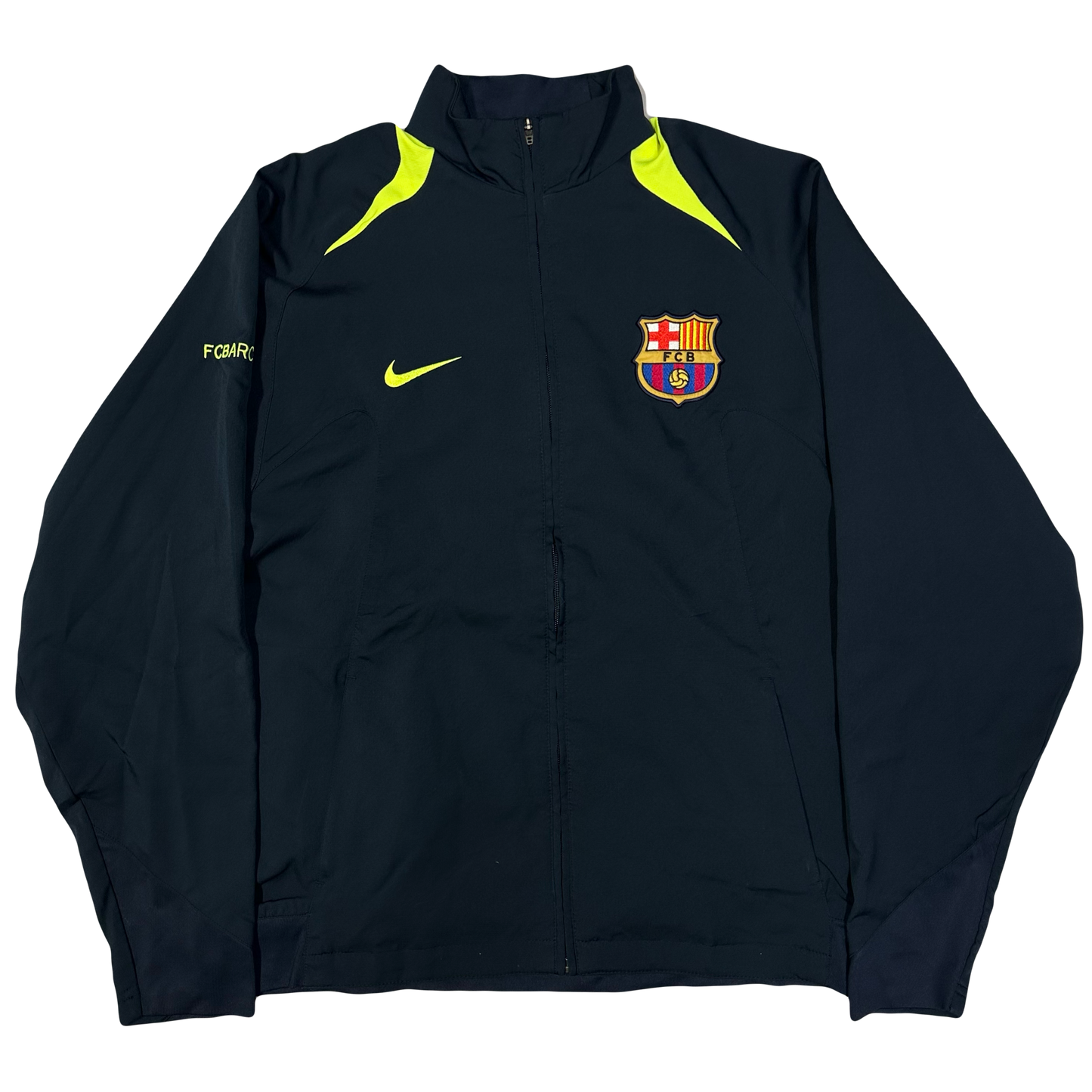 Nike T90 Barcelona 2005/06 Tracksuit In Navy ( M )