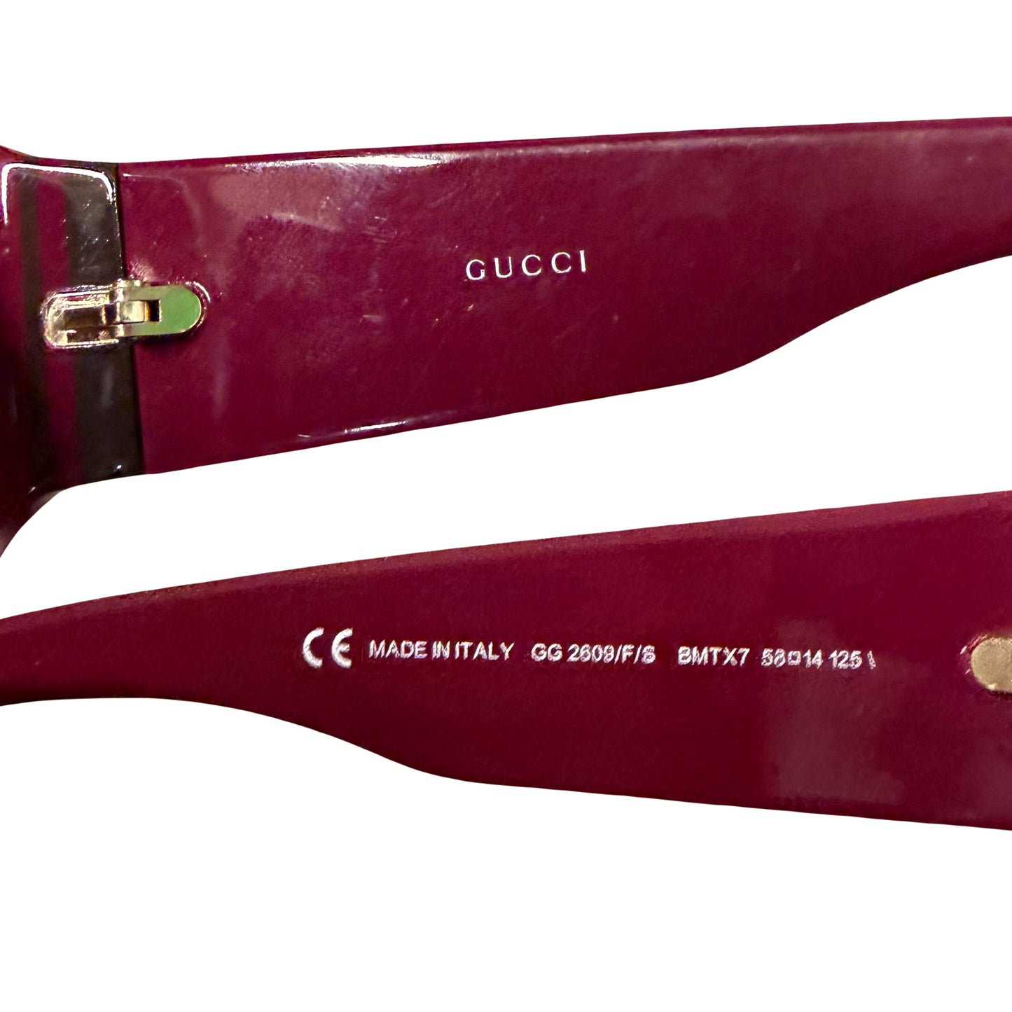 Gucci Sunglasses In Dark Pink
