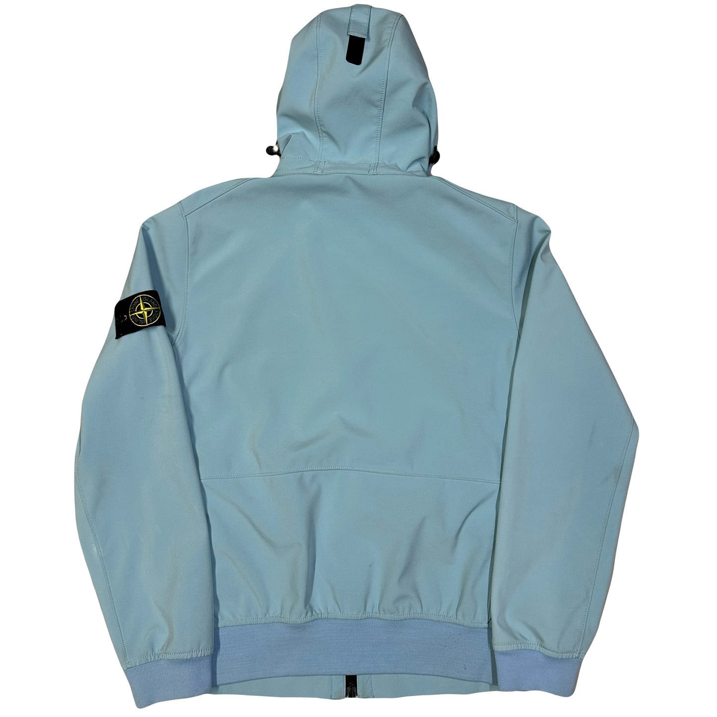 Stone Island Soft Shell Jacket In Baby Blue ( L )