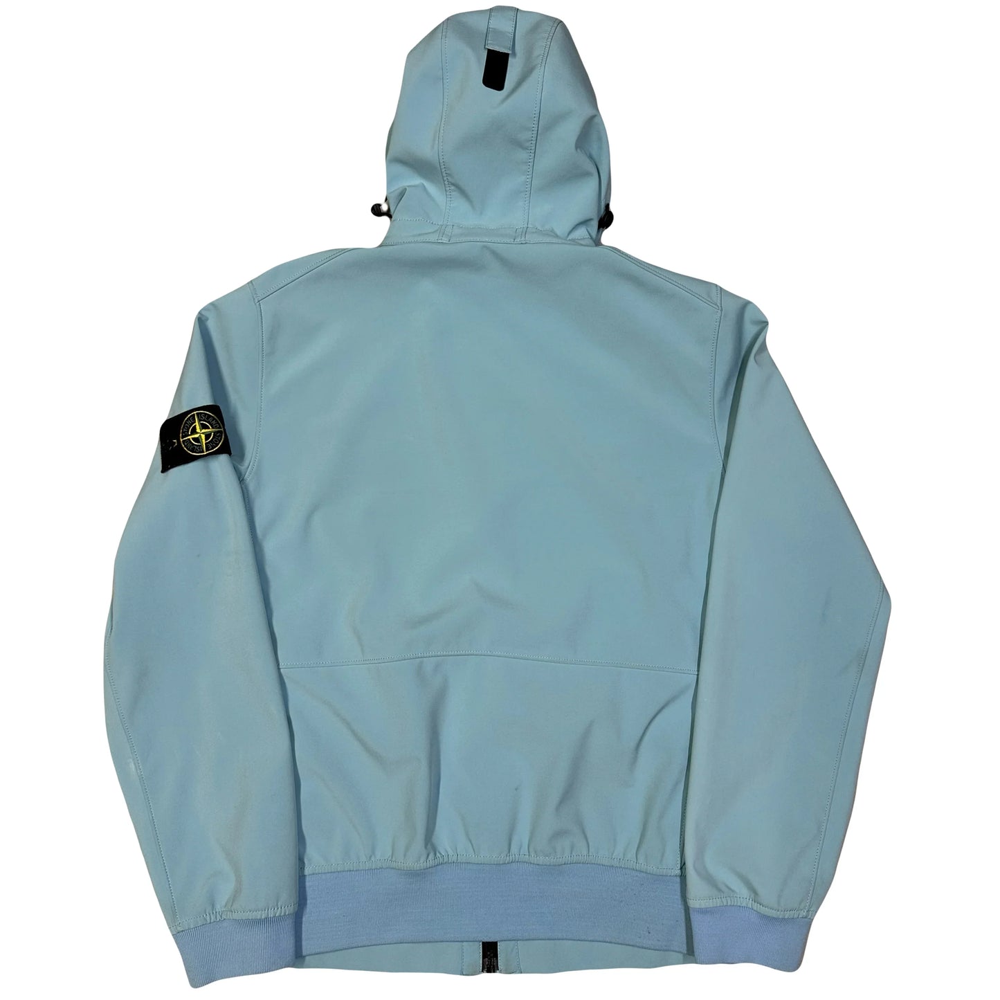 Stone Island Soft Shell Jacket In Baby Blue ( L )