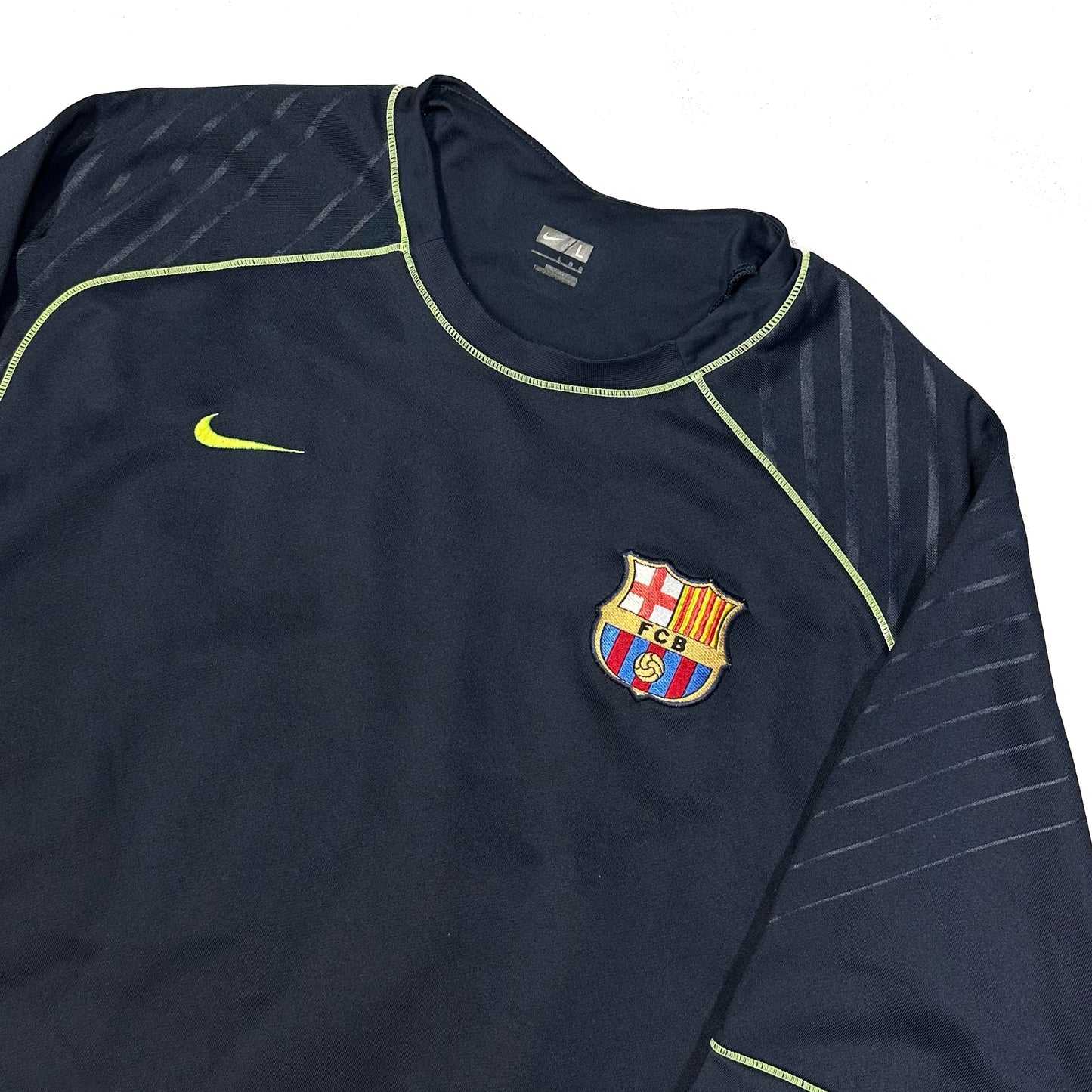 Nike Barcelona 2007/08 Training Sweatshirt In Navy ( L )