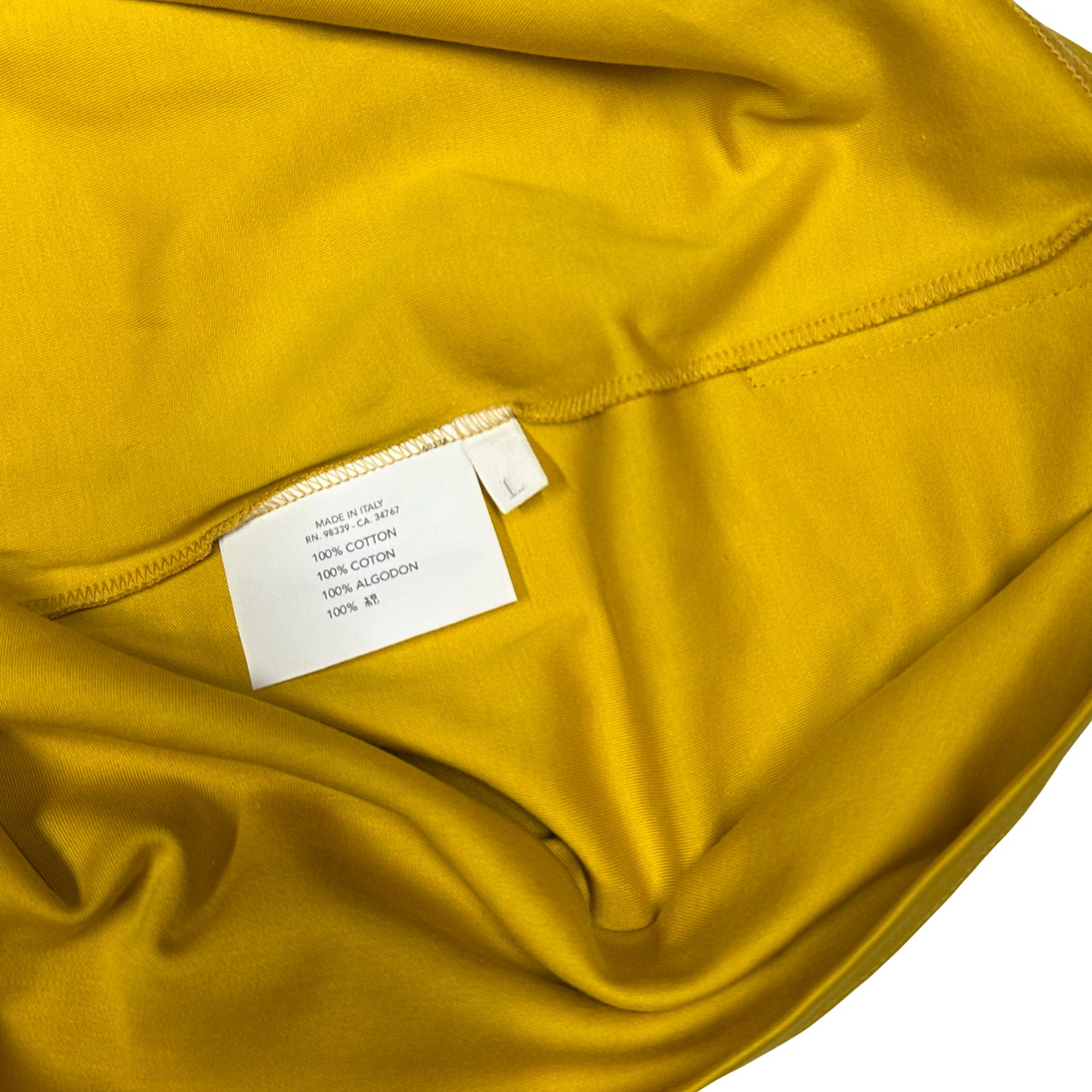 Prada Women’s Long Sleeve Shirt In Yellow ( L ) - 1036 Emporium