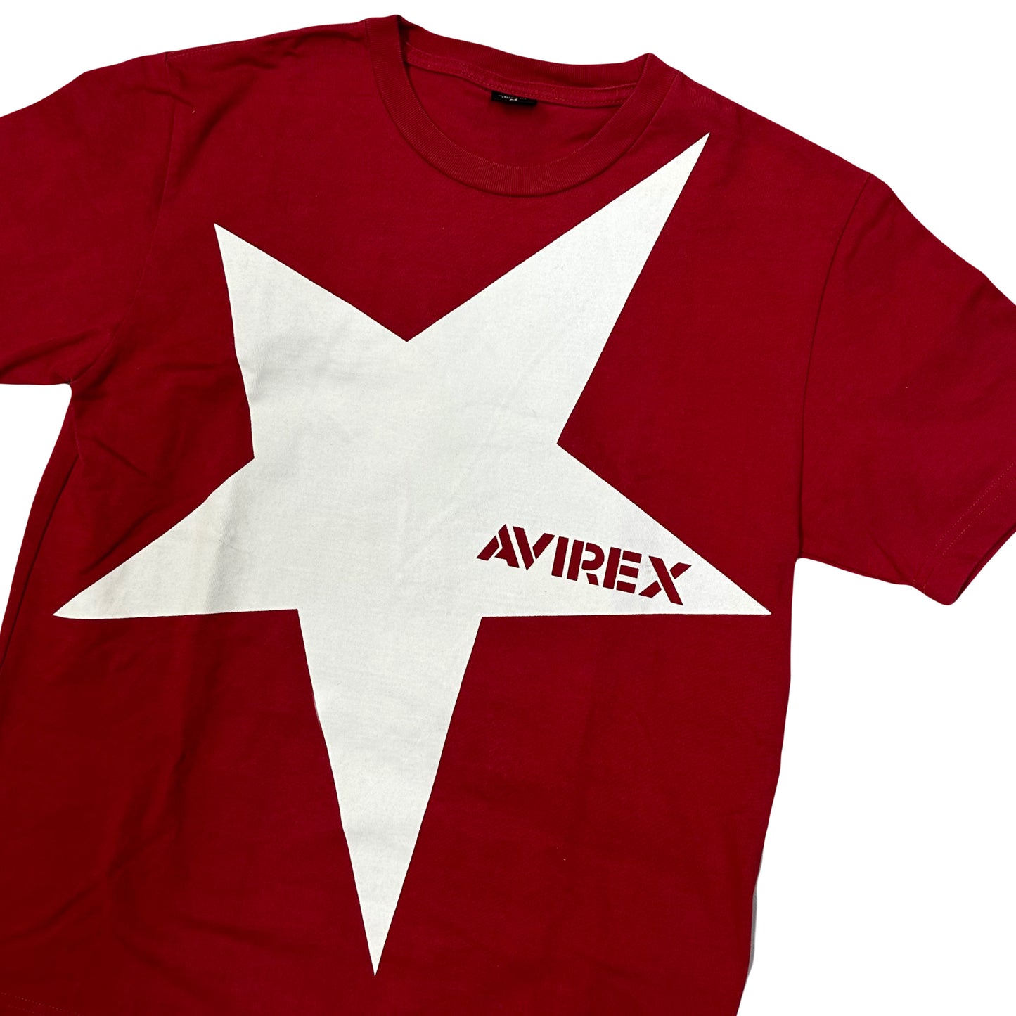Avirex Star T-Shirt In Red ( M ) - 1036 Emporium