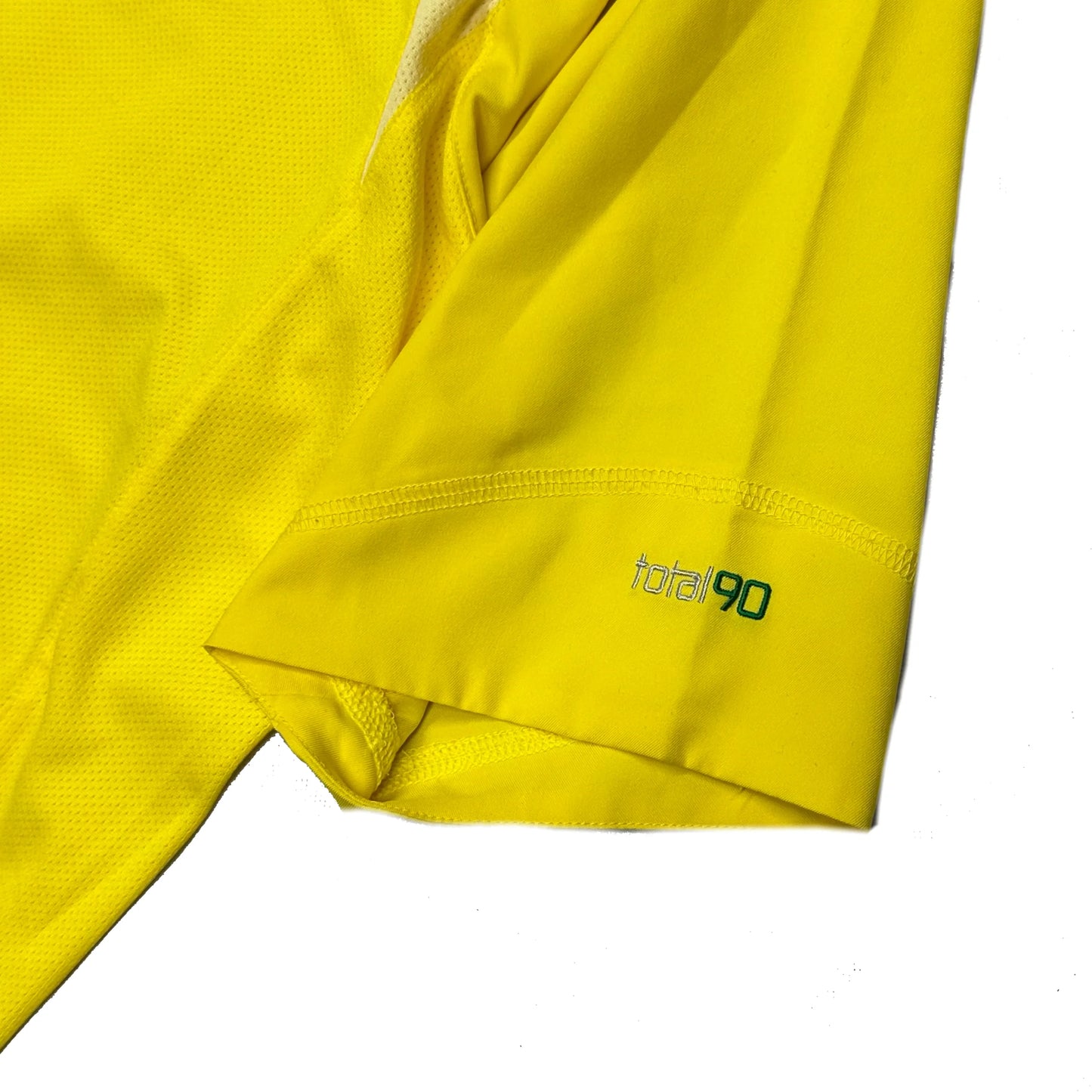 Nike Total 90 2004 Brazil Shirt In Yellow ( L ) - 1036 Emporium