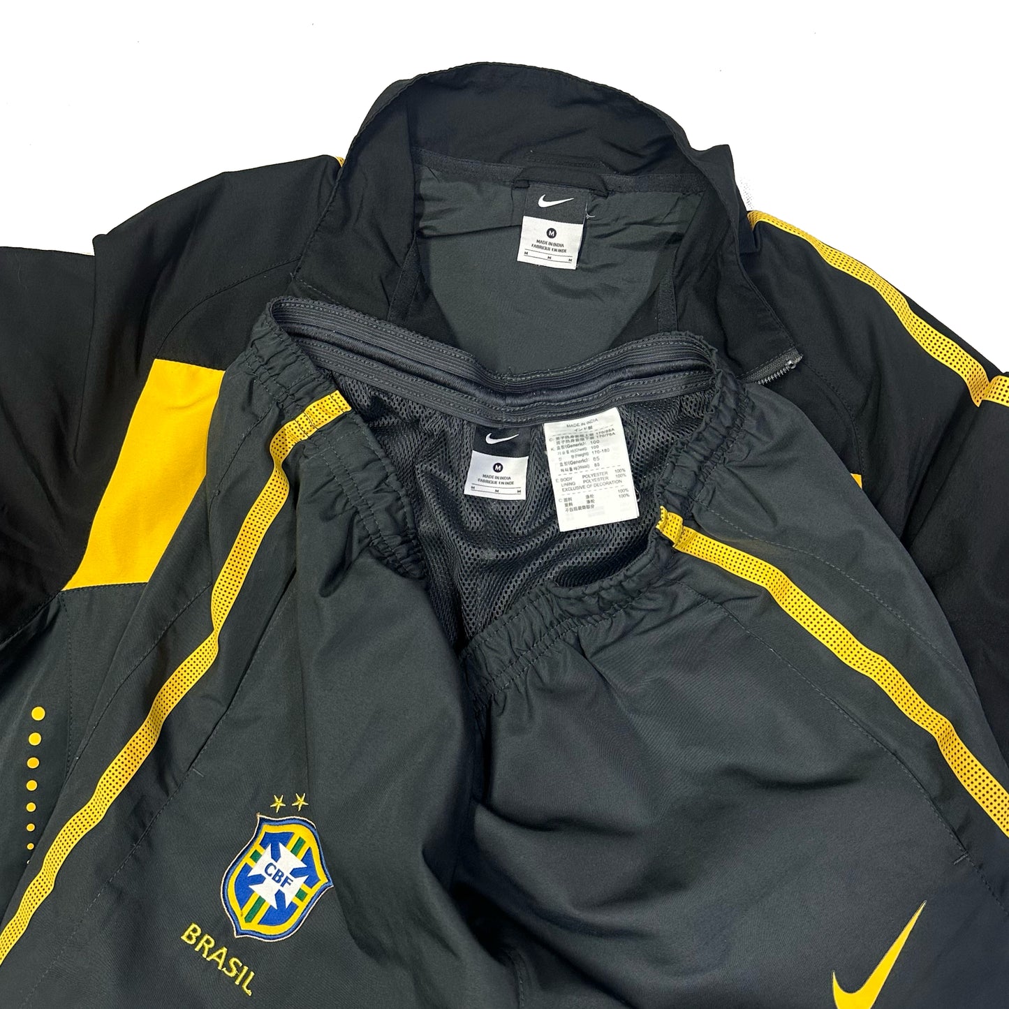 Nike Brazil 2010/11 Tracksuit In Black ( M )