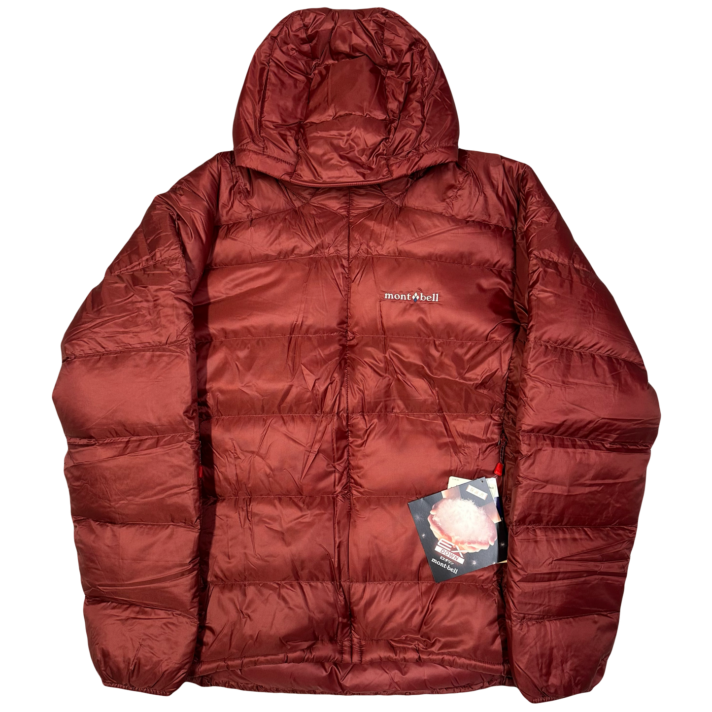 Montbell Light Alpine Puffer Jacket In Red ( S )