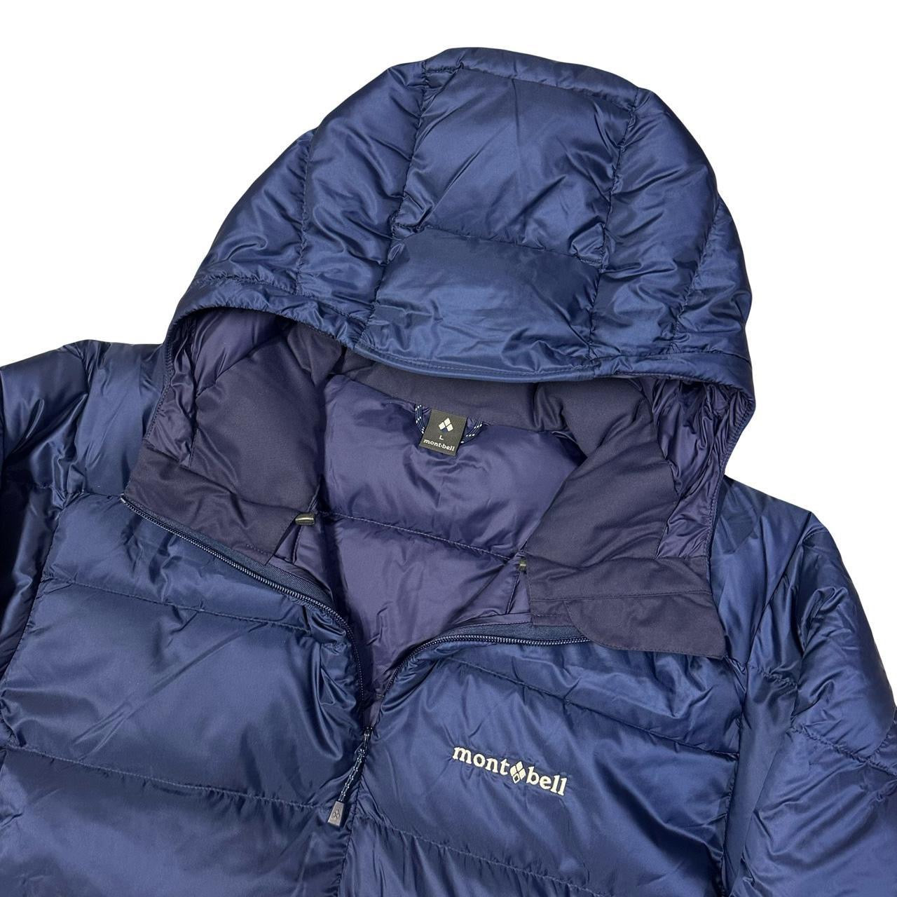 Montbell Light Alpine Puffer Jacket In Navy Blue ( L )