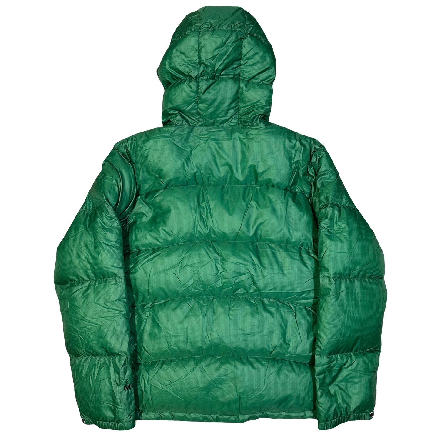 Marmot Asymmetrical Down Puffer Jacket In Green ( L )