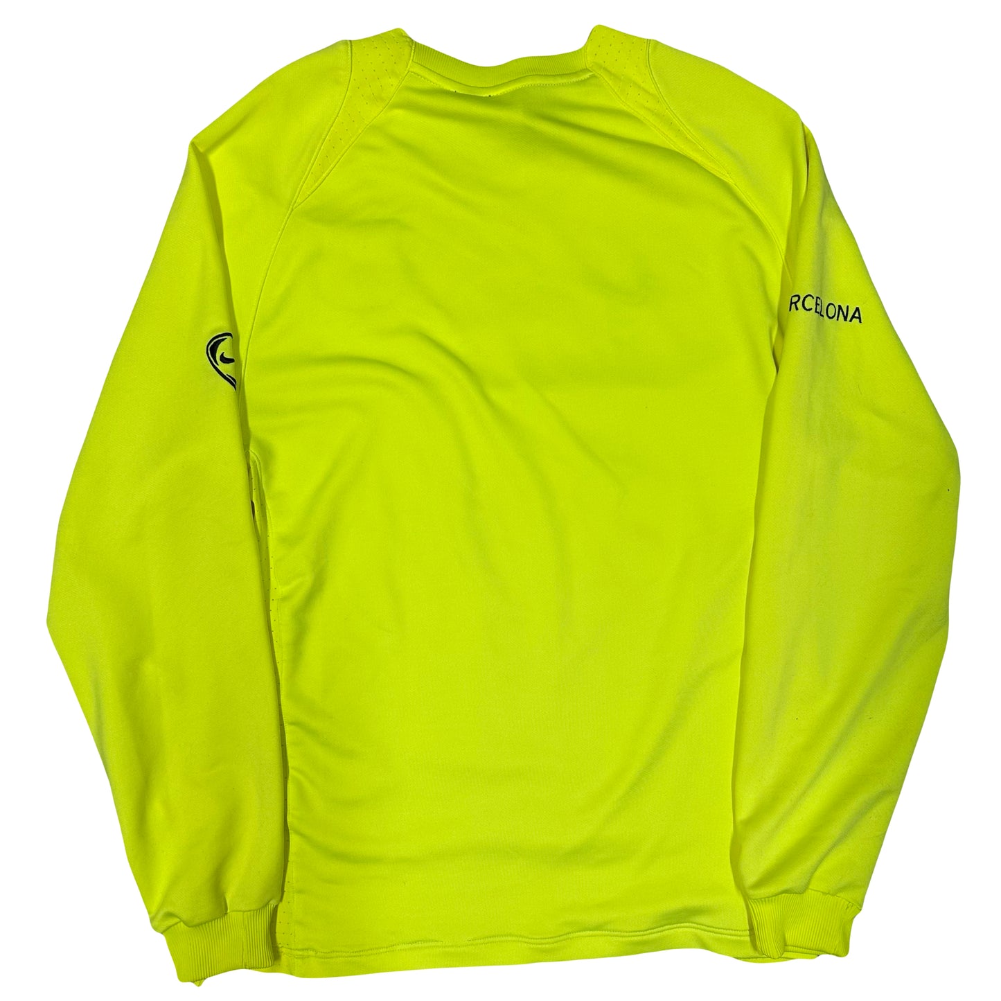 Nike Barcelona 2005/06 Training Sweatshirt In Neon ( M )