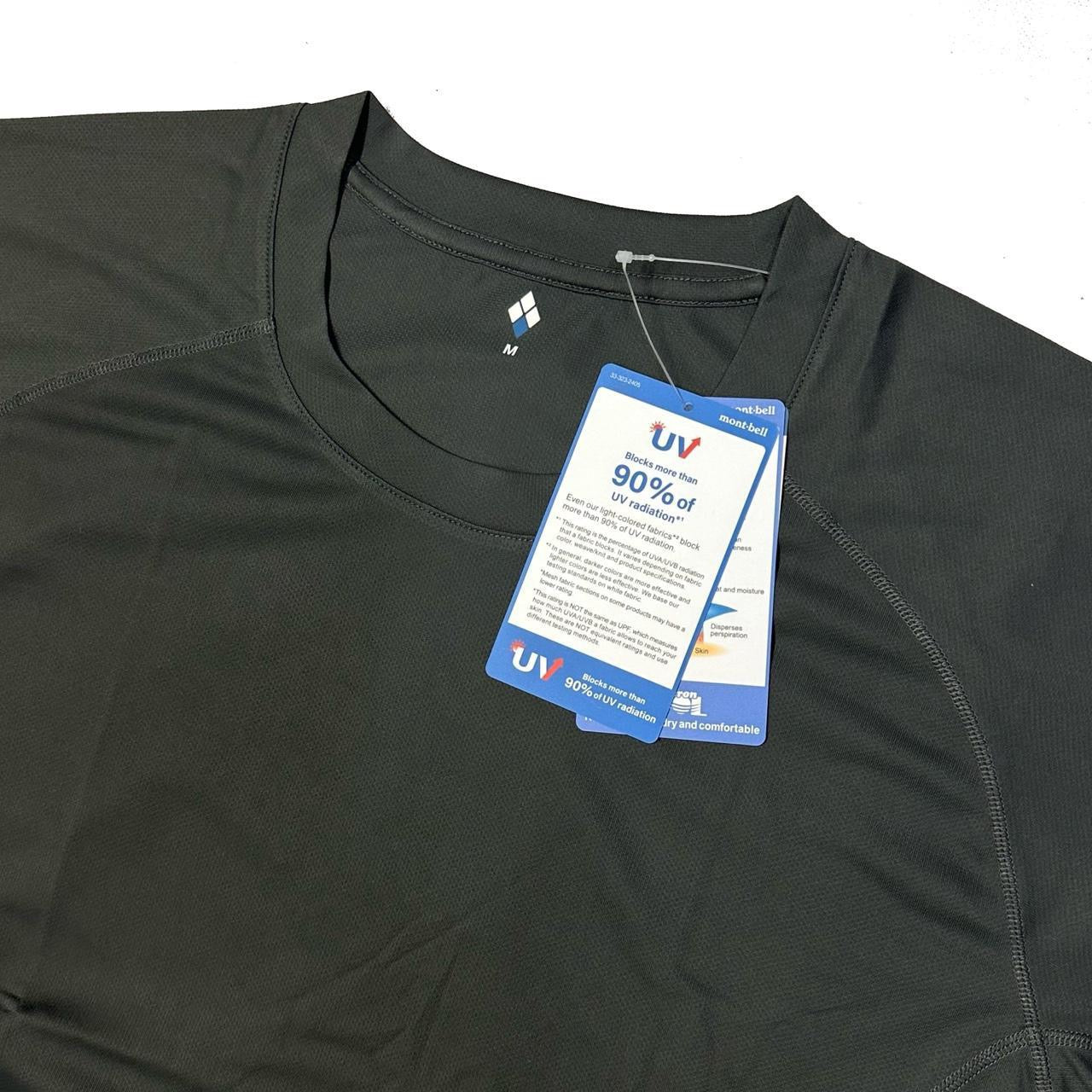 Montbell Cool Light T-Shirt In Charcoal Grey ( M )