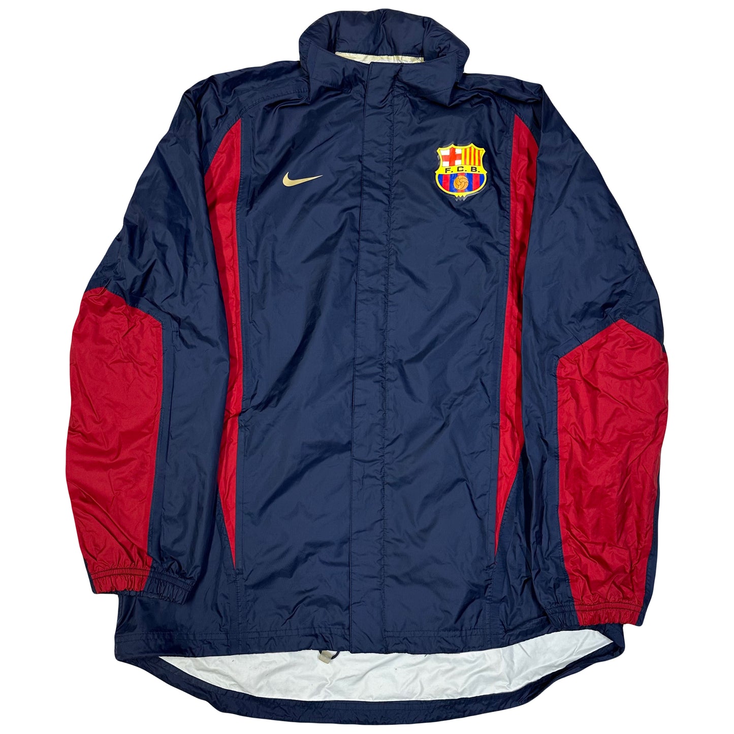 Nike Barcelona 2002 Tracksuit Top With Foldable Hood ( L ) - 1036 Emporium