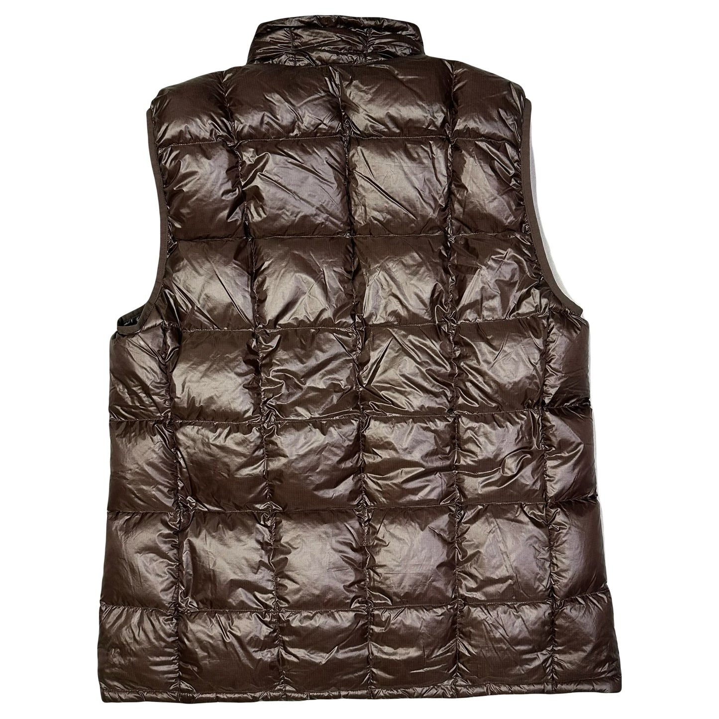 Montbell Superior Down Puffer Gilet In Brown ( XL )