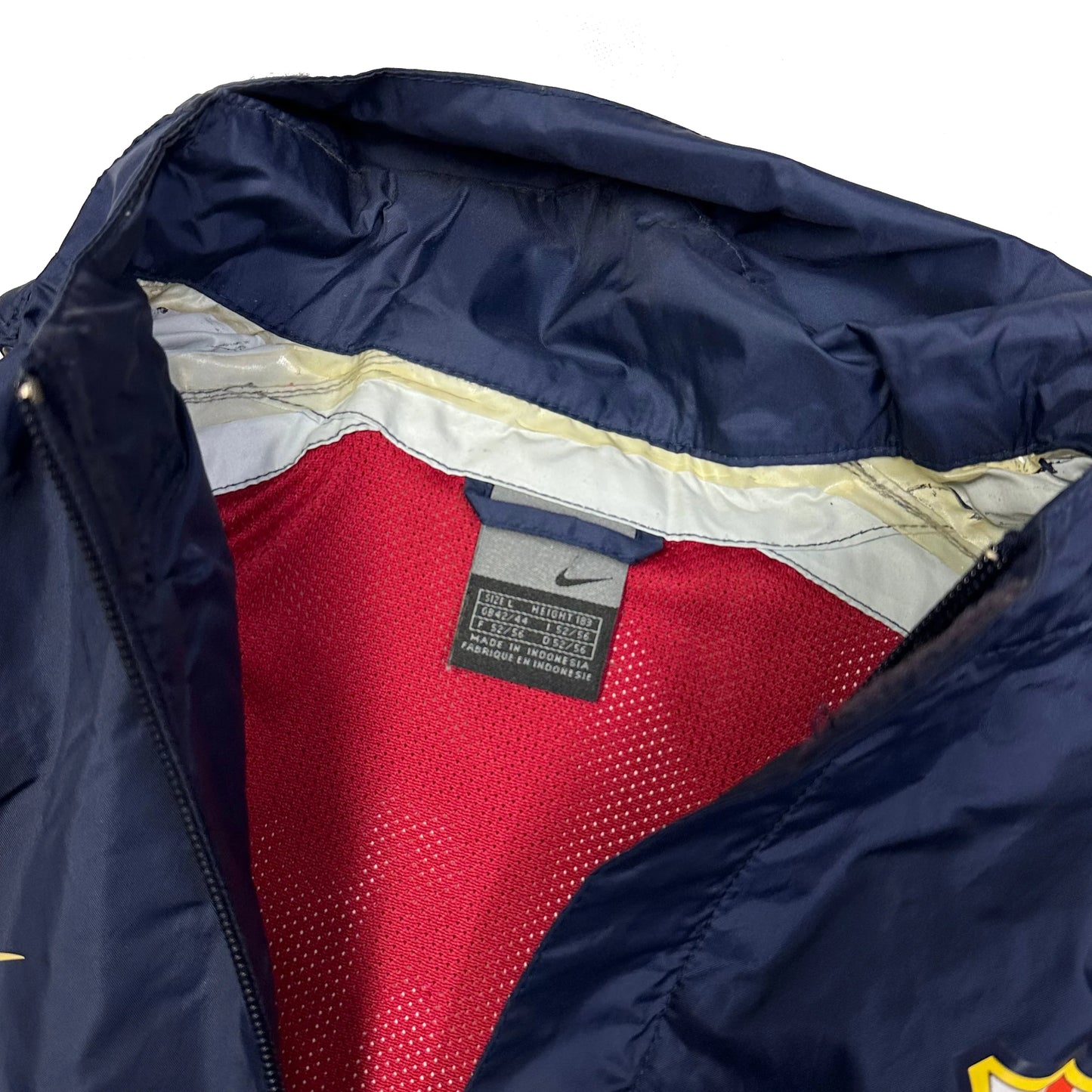 Nike Barcelona 2002 Tracksuit Top With Foldable Hood ( L ) - 1036 Emporium