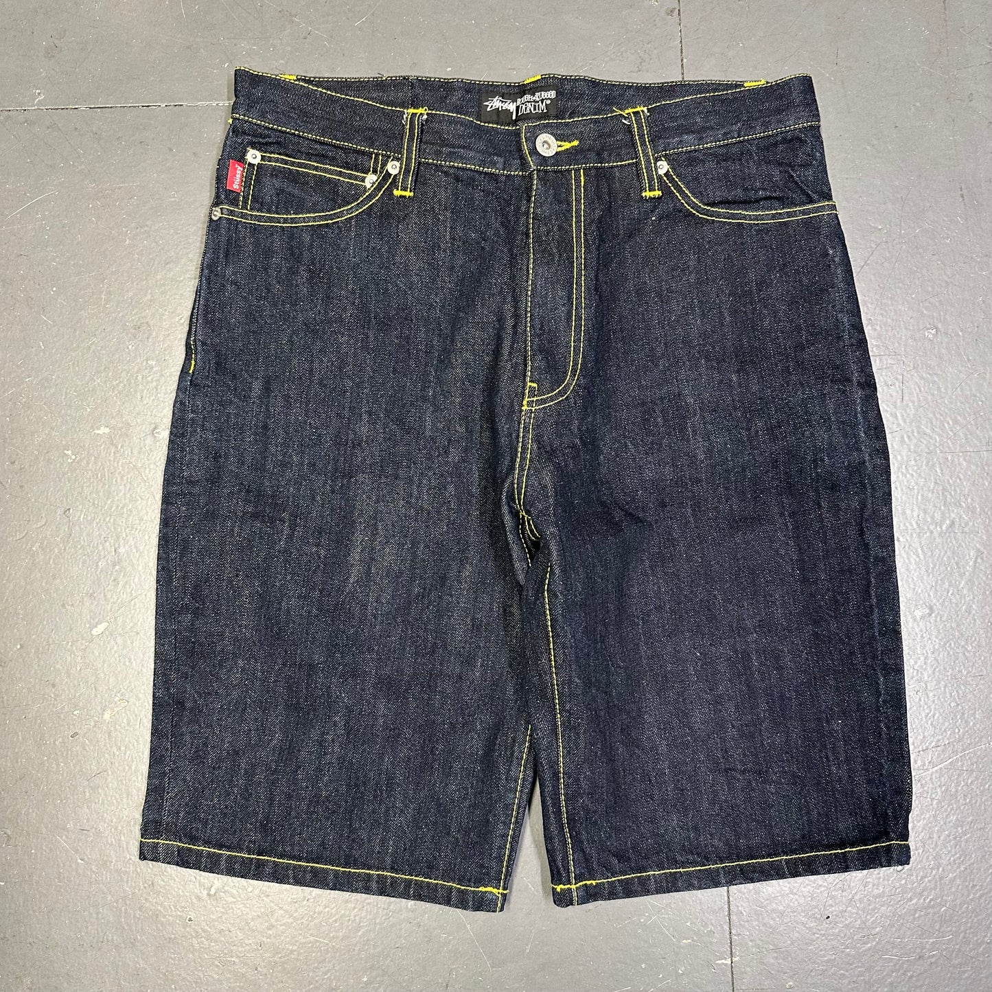 Stüssy Jorts With Yellow Print ( W32 )