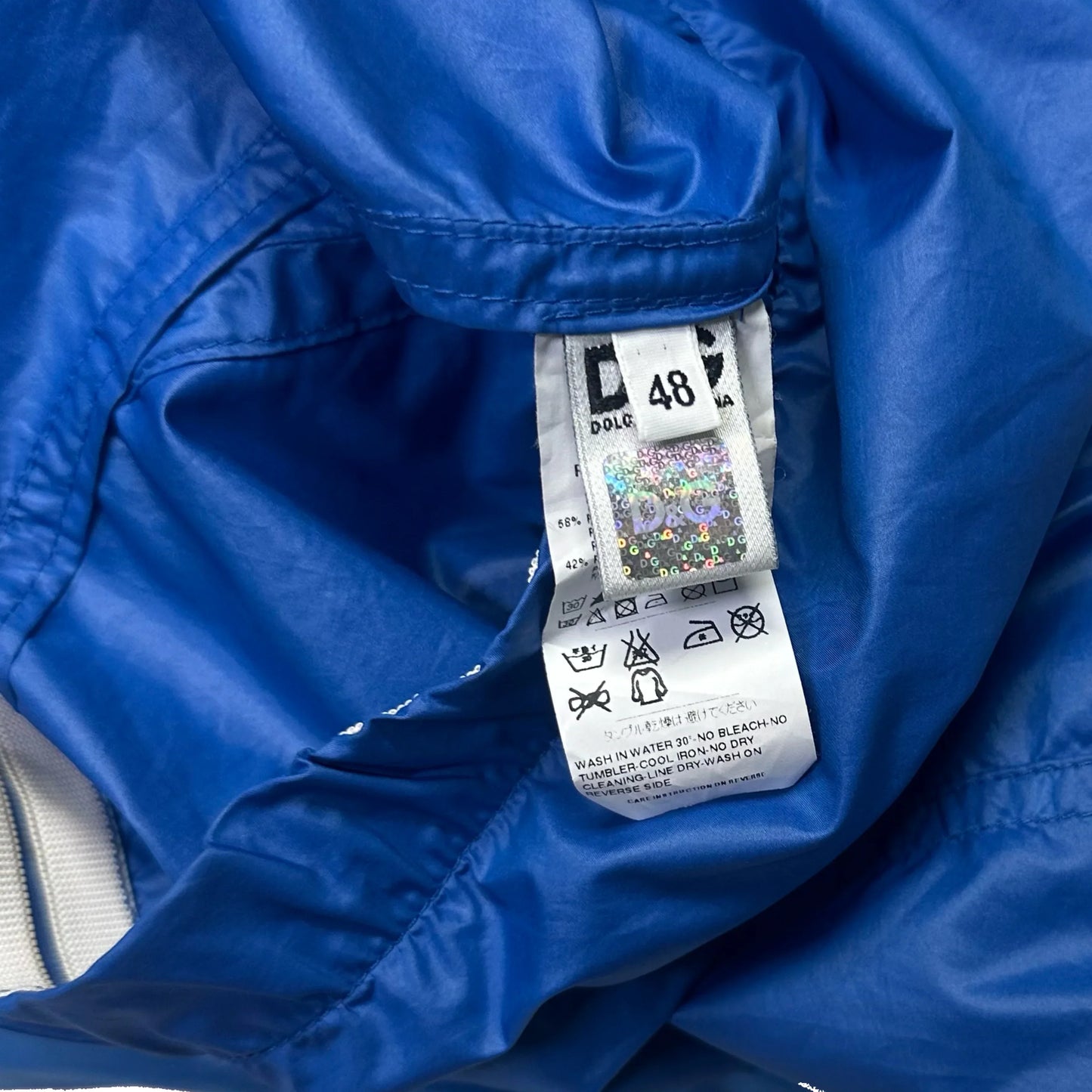 Dolce & Gabbana Technical Jacket In Blue (M)