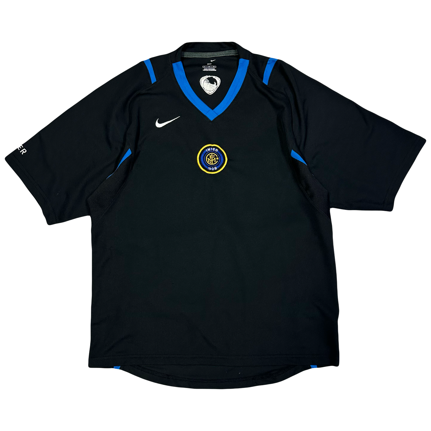 Nike 2006/07 Inter Milan Total 90 Training Shirt In Black ( L )